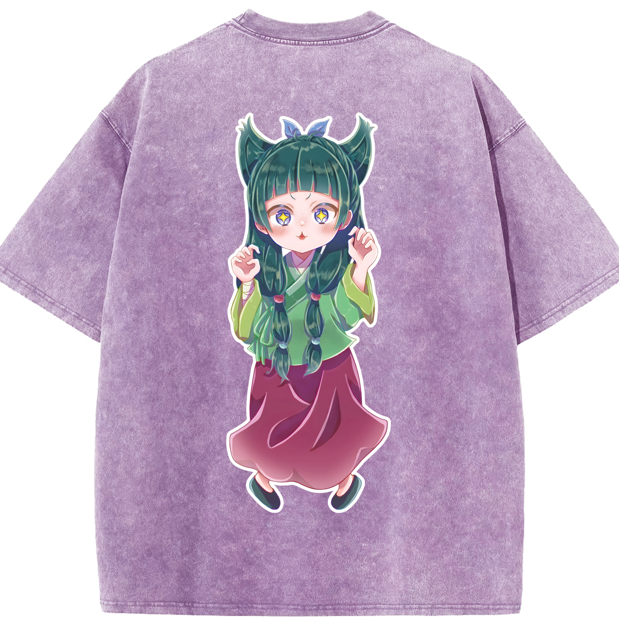 （画像用） 薬屋のひとりごと The Apothecary Diaries 綿100% ヴィンテージ風 半袖Tシャツ（背面プリント）