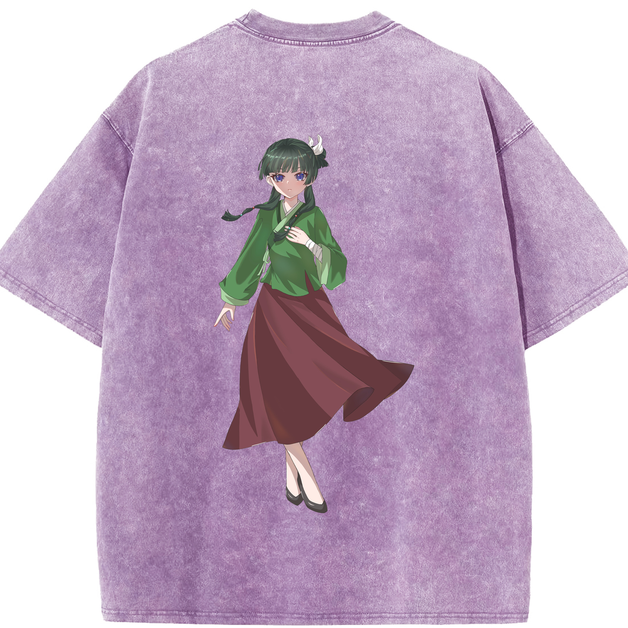 （画像用） 薬屋のひとりごと The Apothecary Diaries 綿100% ヴィンテージ風 半袖Tシャツ（背面プリント）