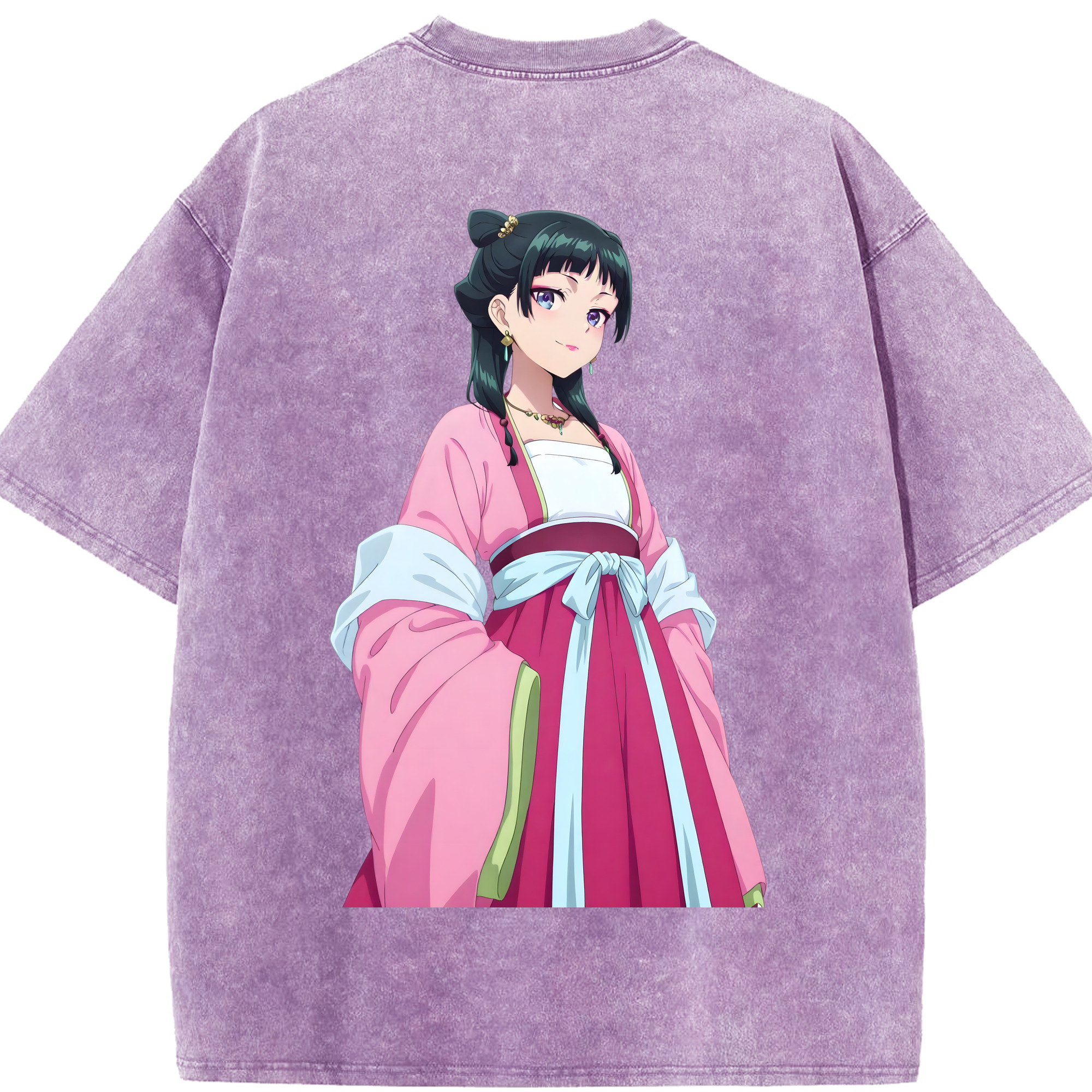 （画像用） 薬屋のひとりごと The Apothecary Diaries 綿100% ヴィンテージ風 半袖Tシャツ（背面プリント）