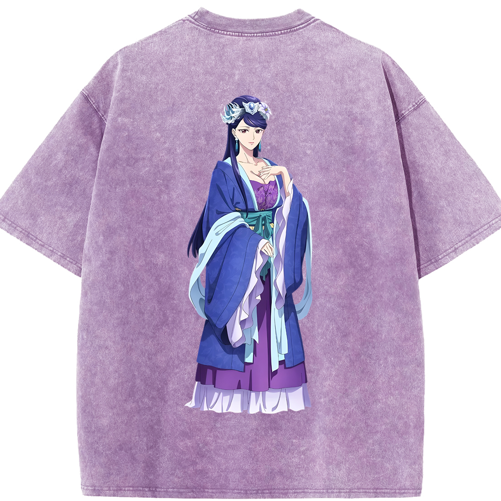 （画像用） 薬屋のひとりごと The Apothecary Diaries 綿100% ヴィンテージ風 半袖Tシャツ（背面プリント）