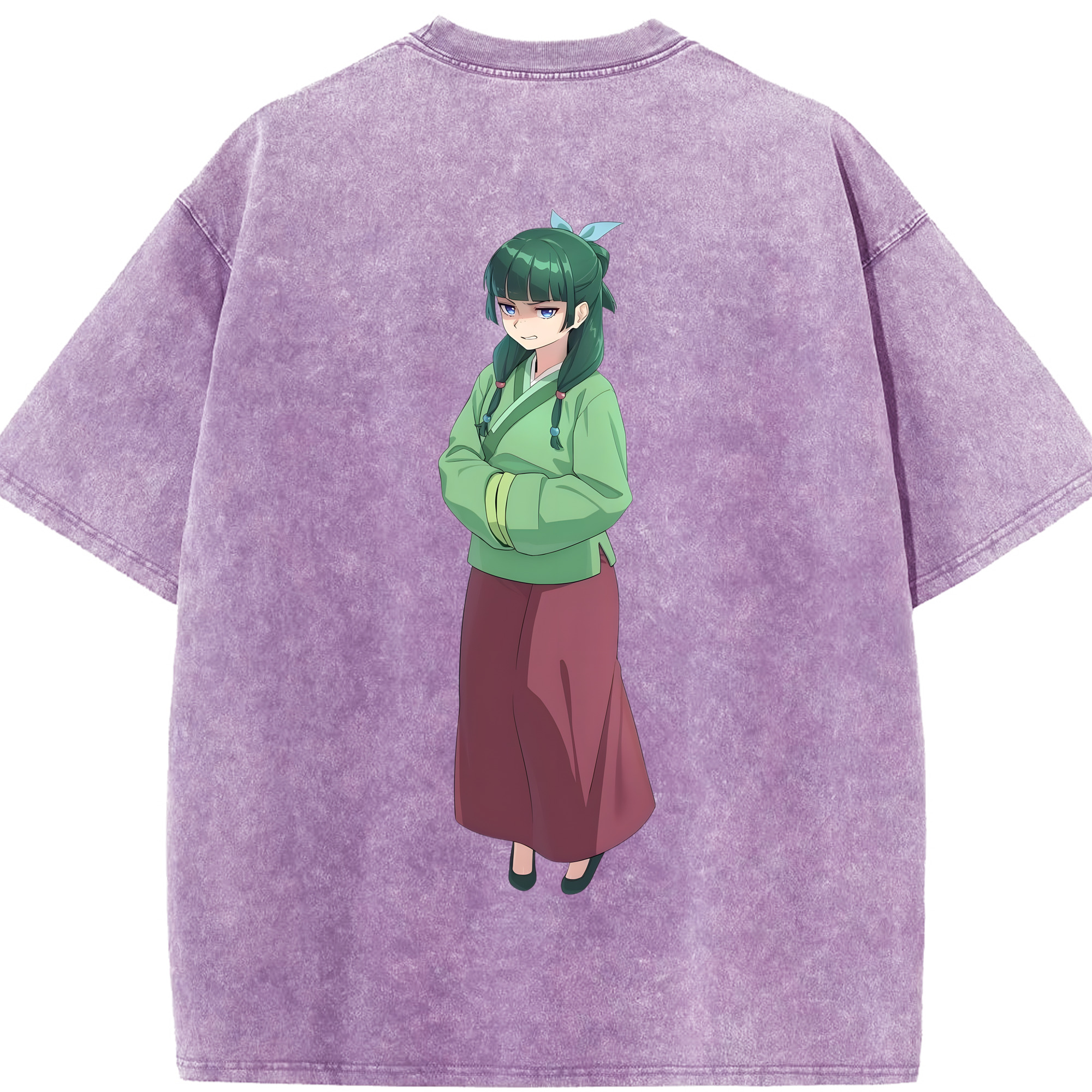 （画像用） 薬屋のひとりごと The Apothecary Diaries 綿100% ヴィンテージ風 半袖Tシャツ（背面プリント）
