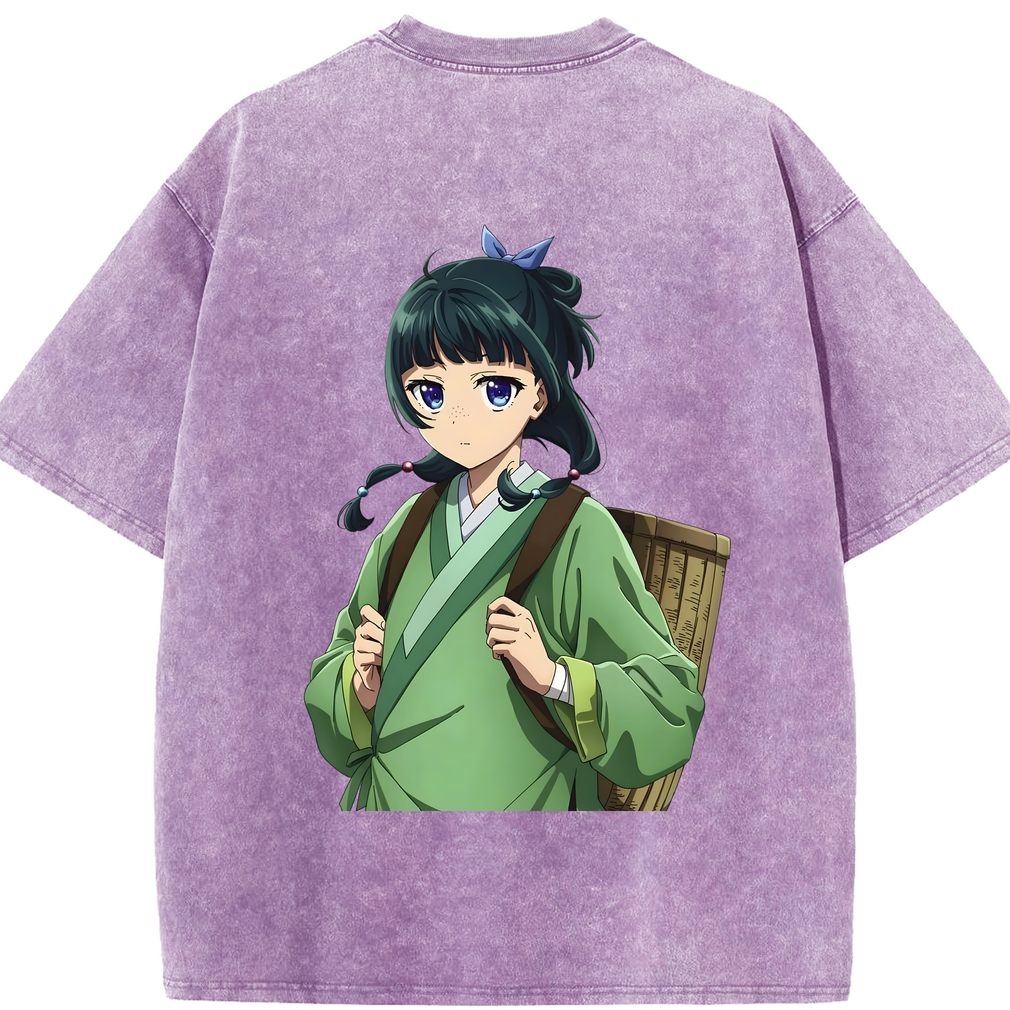 （画像用） 薬屋のひとりごと The Apothecary Diaries 綿100% ヴィンテージ風 半袖Tシャツ（背面プリント）