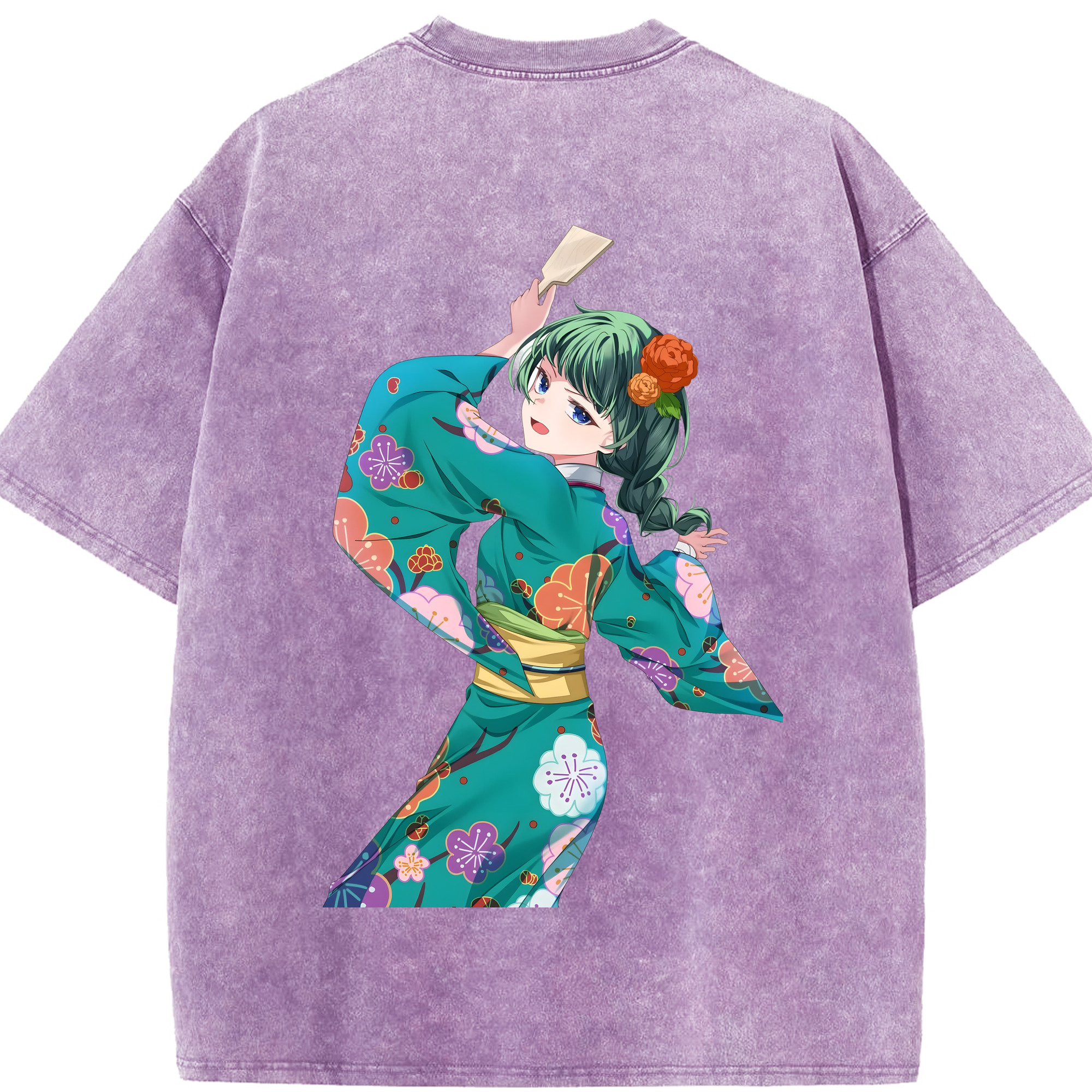 （画像用） 薬屋のひとりごと The Apothecary Diaries 綿100% ヴィンテージ風 半袖Tシャツ（背面プリント）