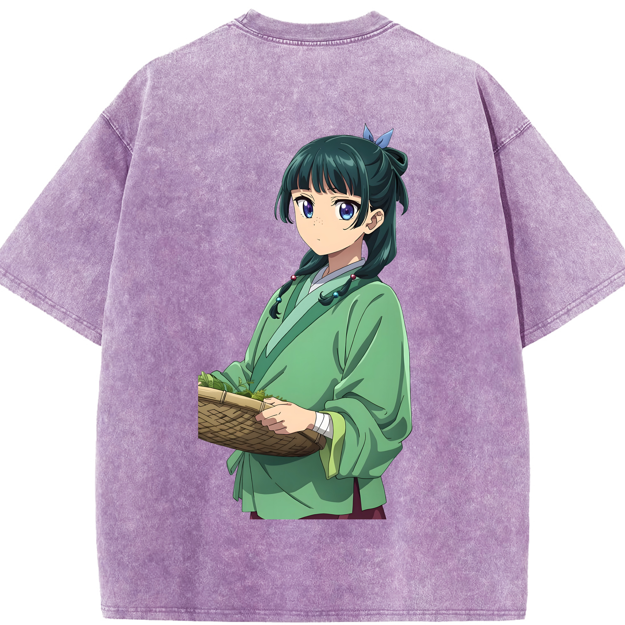 （画像用） 薬屋のひとりごと The Apothecary Diaries 綿100% ヴィンテージ風 半袖Tシャツ（背面プリント）