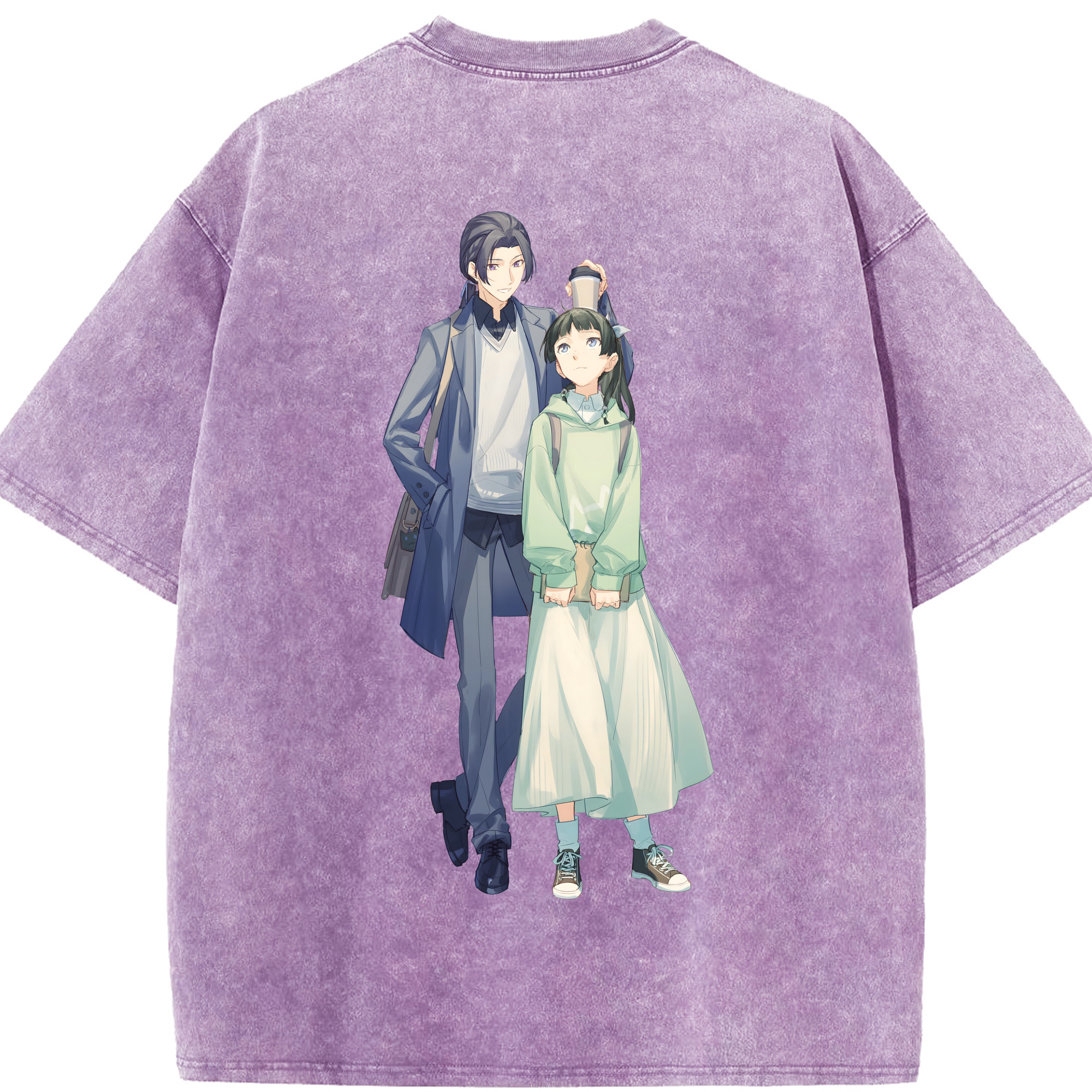 （画像用） 薬屋のひとりごと The Apothecary Diaries 綿100% ヴィンテージ風 半袖Tシャツ（背面プリント）
