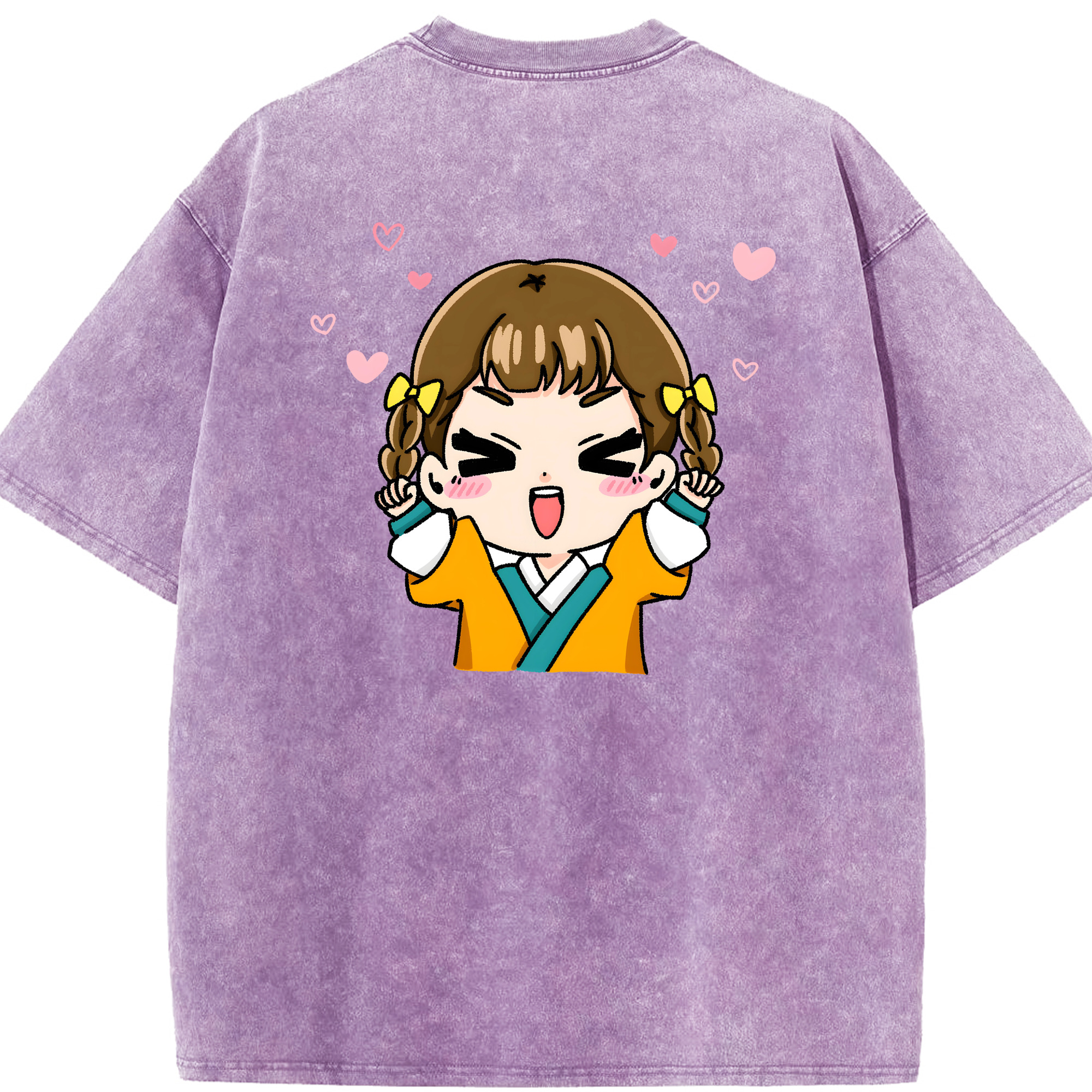 （画像用） 薬屋のひとりごと The Apothecary Diaries 綿100% ヴィンテージ風 半袖Tシャツ（背面プリント）