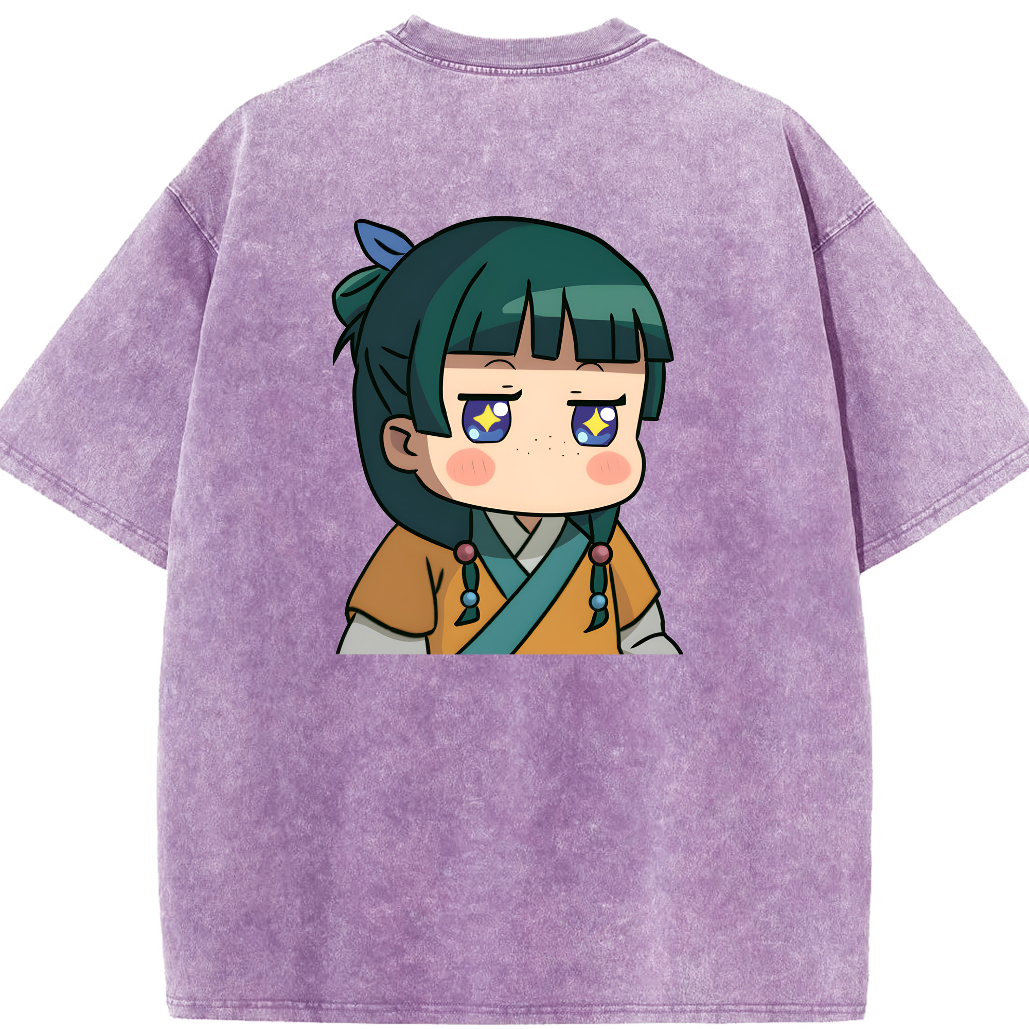 （画像用） 薬屋のひとりごと The Apothecary Diaries 綿100% ヴィンテージ風 半袖Tシャツ（背面プリント）