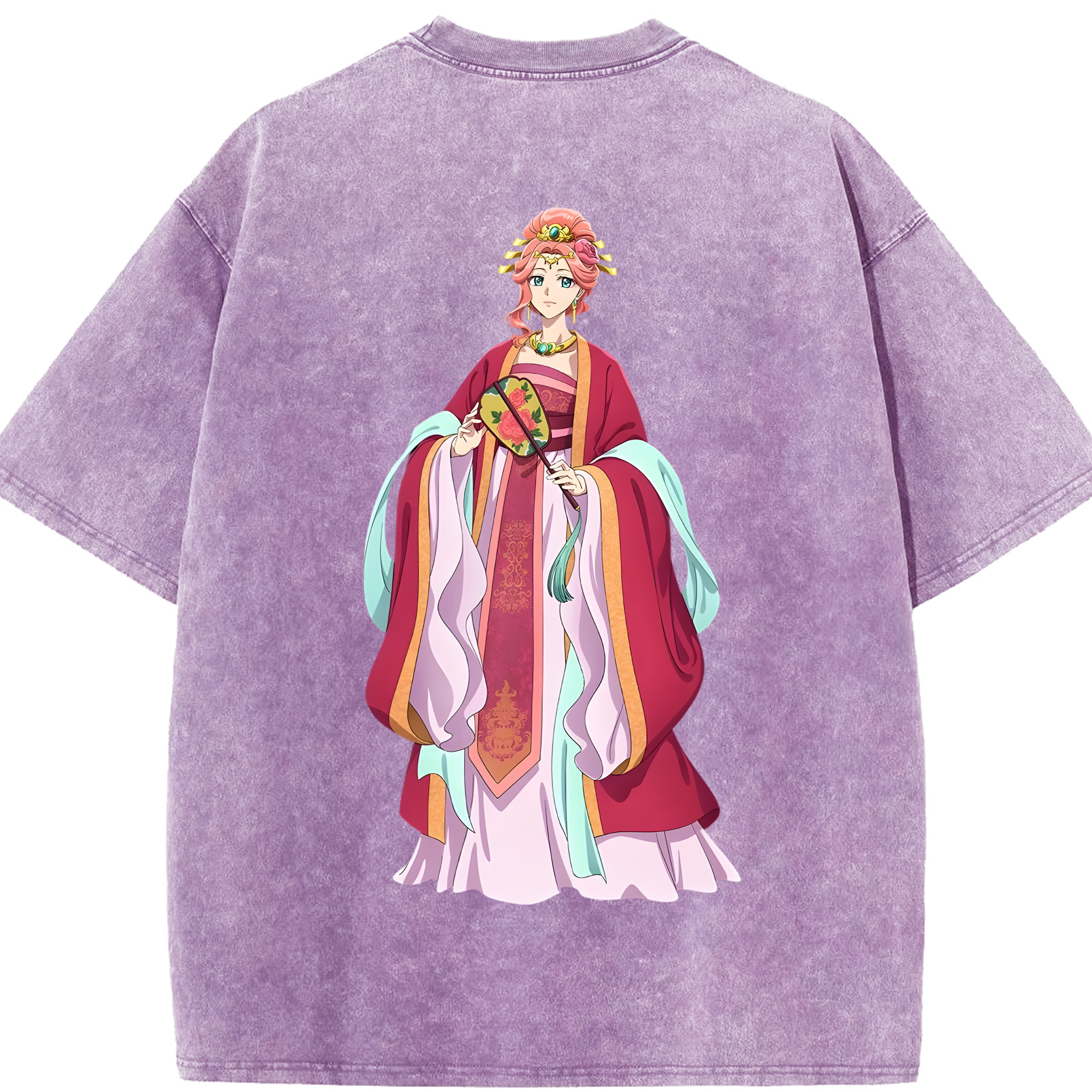 （画像用） 薬屋のひとりごと The Apothecary Diaries 綿100% ヴィンテージ風 半袖Tシャツ（背面プリント）