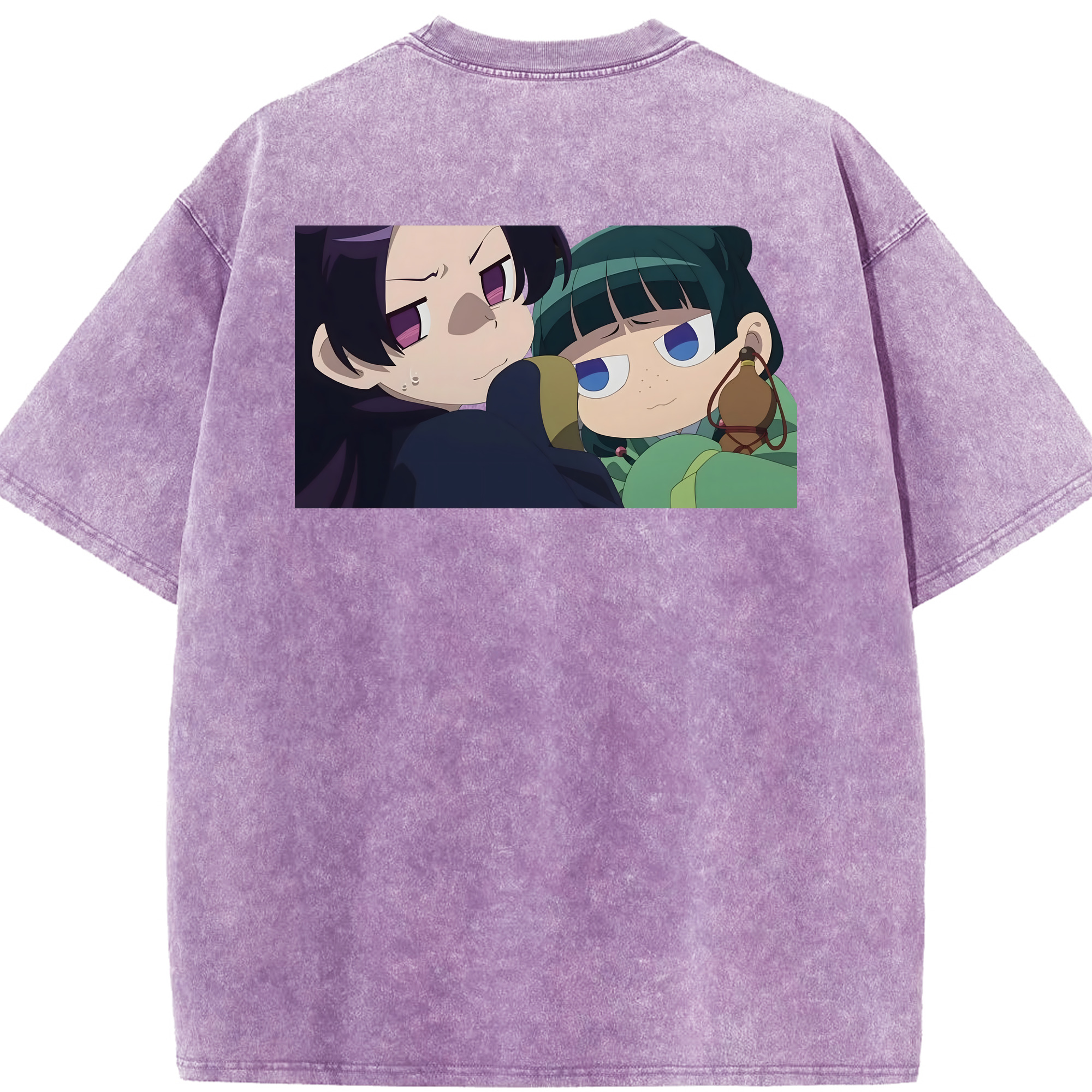 （画像用） 薬屋のひとりごと The Apothecary Diaries 綿100% ヴィンテージ風 半袖Tシャツ（背面プリント）