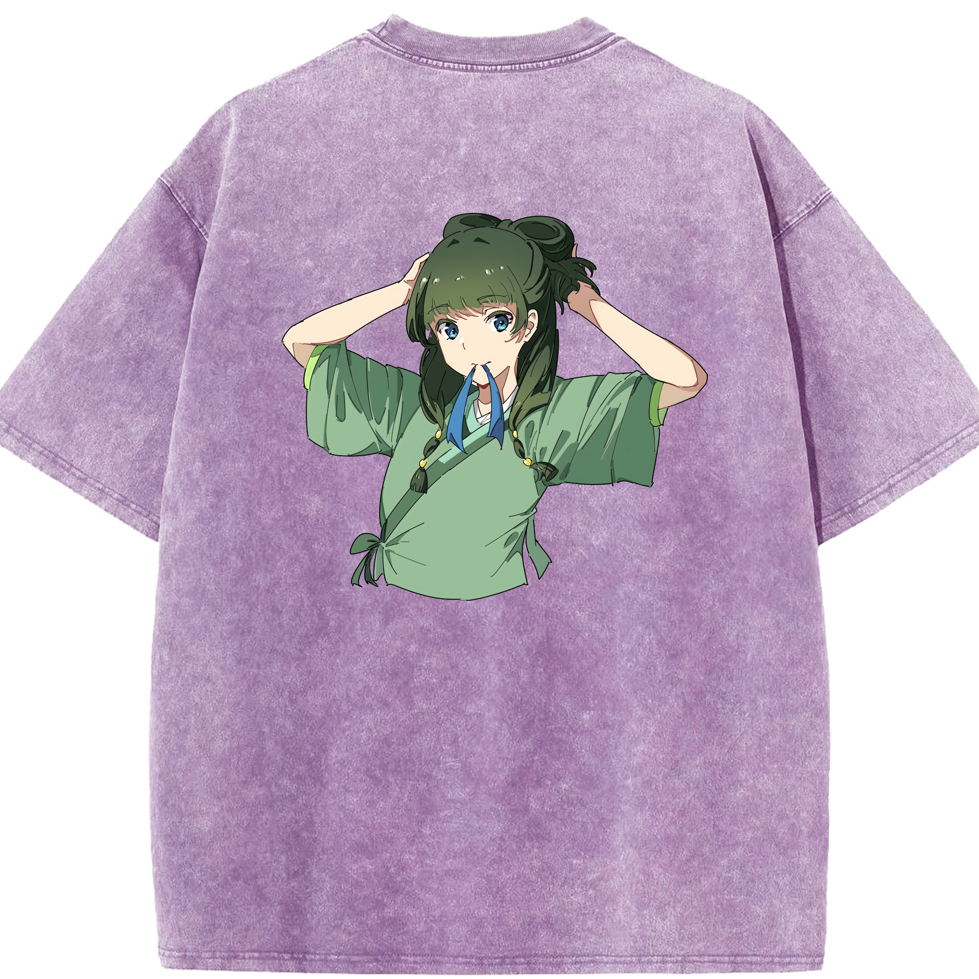 （画像用） 薬屋のひとりごと The Apothecary Diaries 綿100% ヴィンテージ風 半袖Tシャツ（背面プリント）