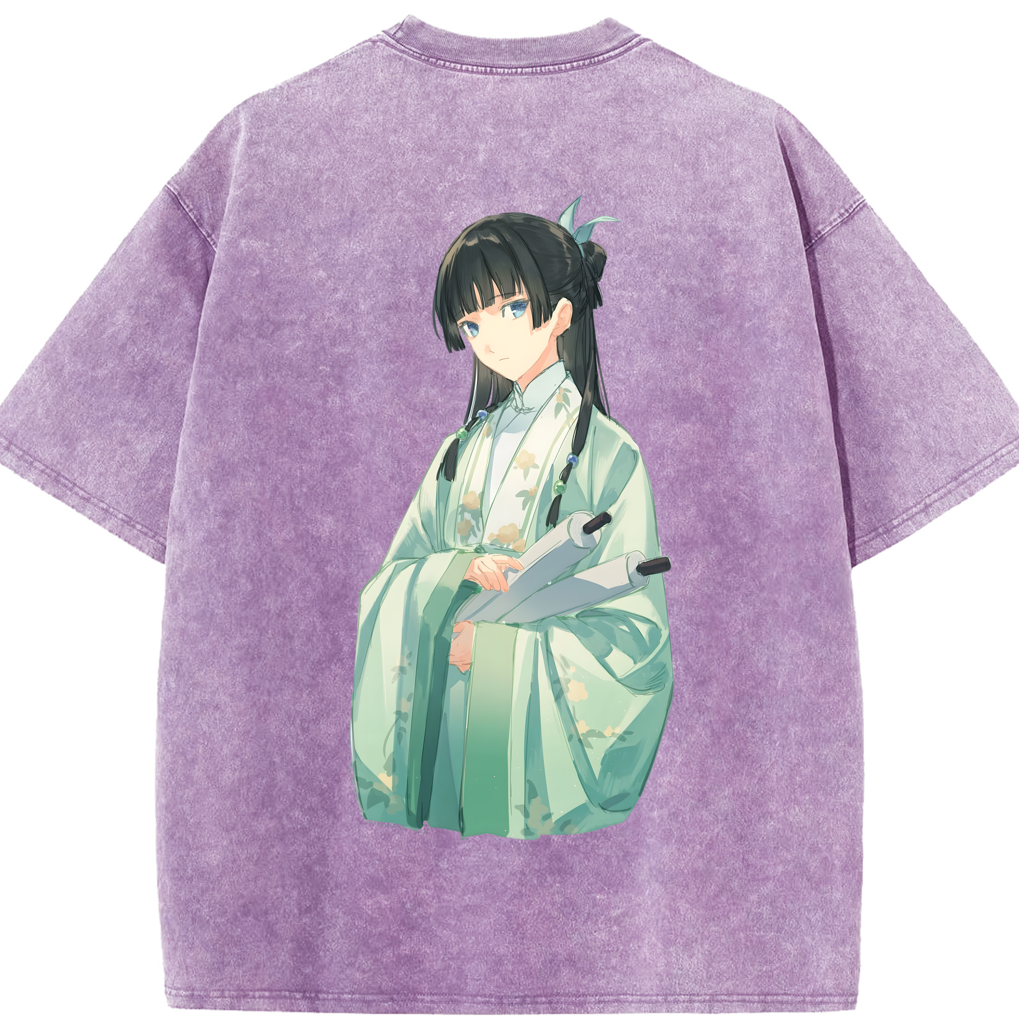 （画像用） 薬屋のひとりごと The Apothecary Diaries 綿100% ヴィンテージ風 半袖Tシャツ（背面プリント）
