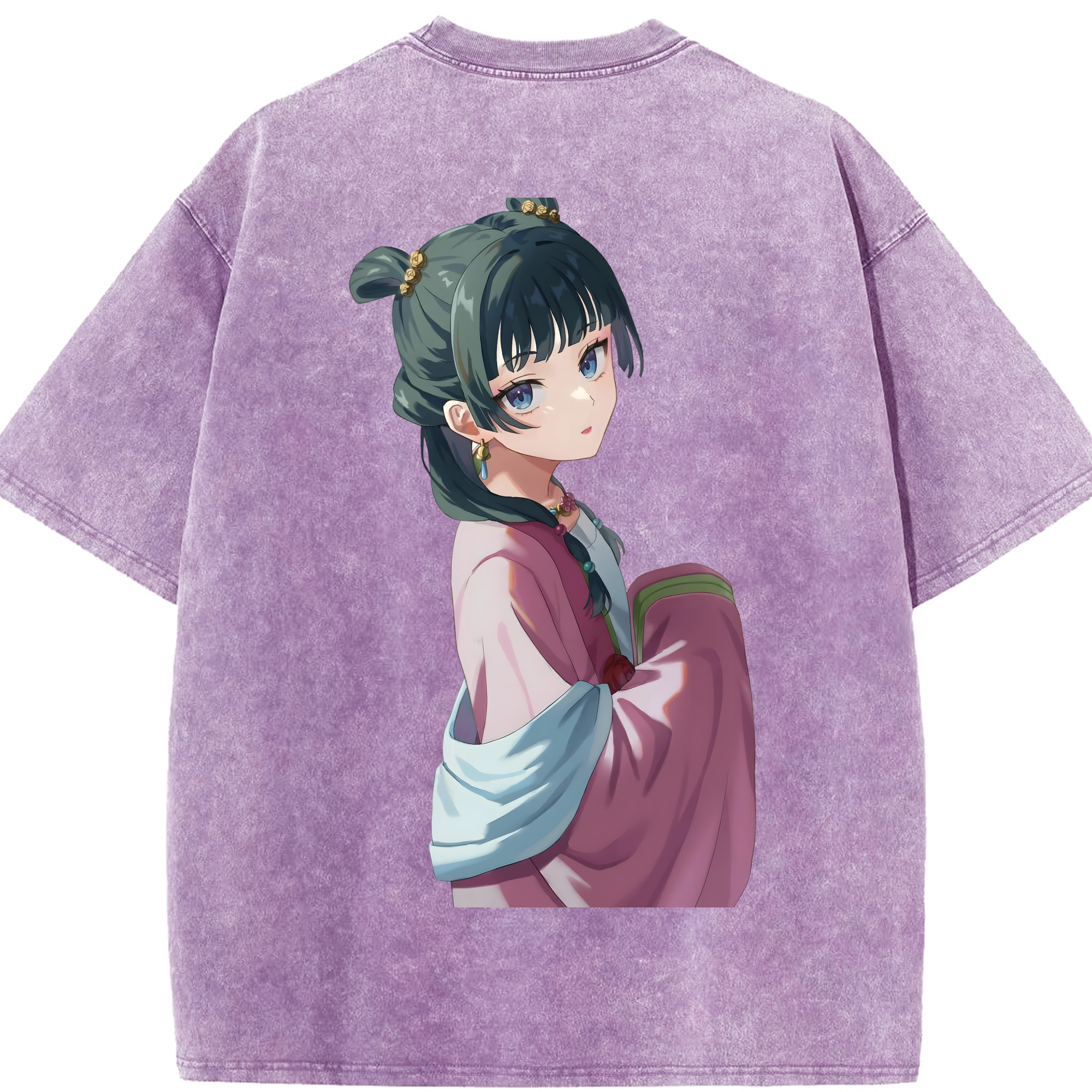 （画像用） 薬屋のひとりごと The Apothecary Diaries 綿100% ヴィンテージ風 半袖Tシャツ（背面プリント）