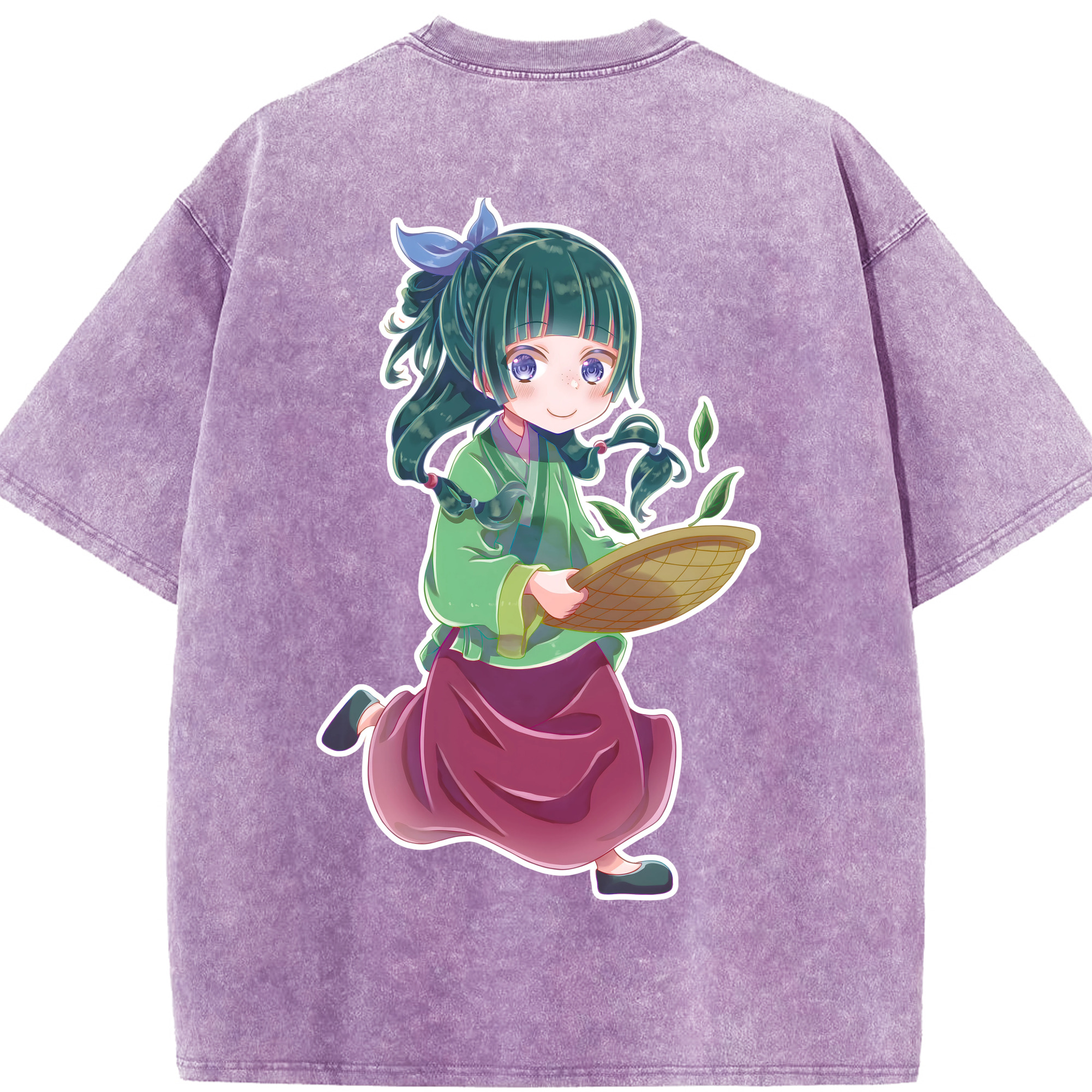 （画像用） 薬屋のひとりごと The Apothecary Diaries 綿100% ヴィンテージ風 半袖Tシャツ（背面プリント）