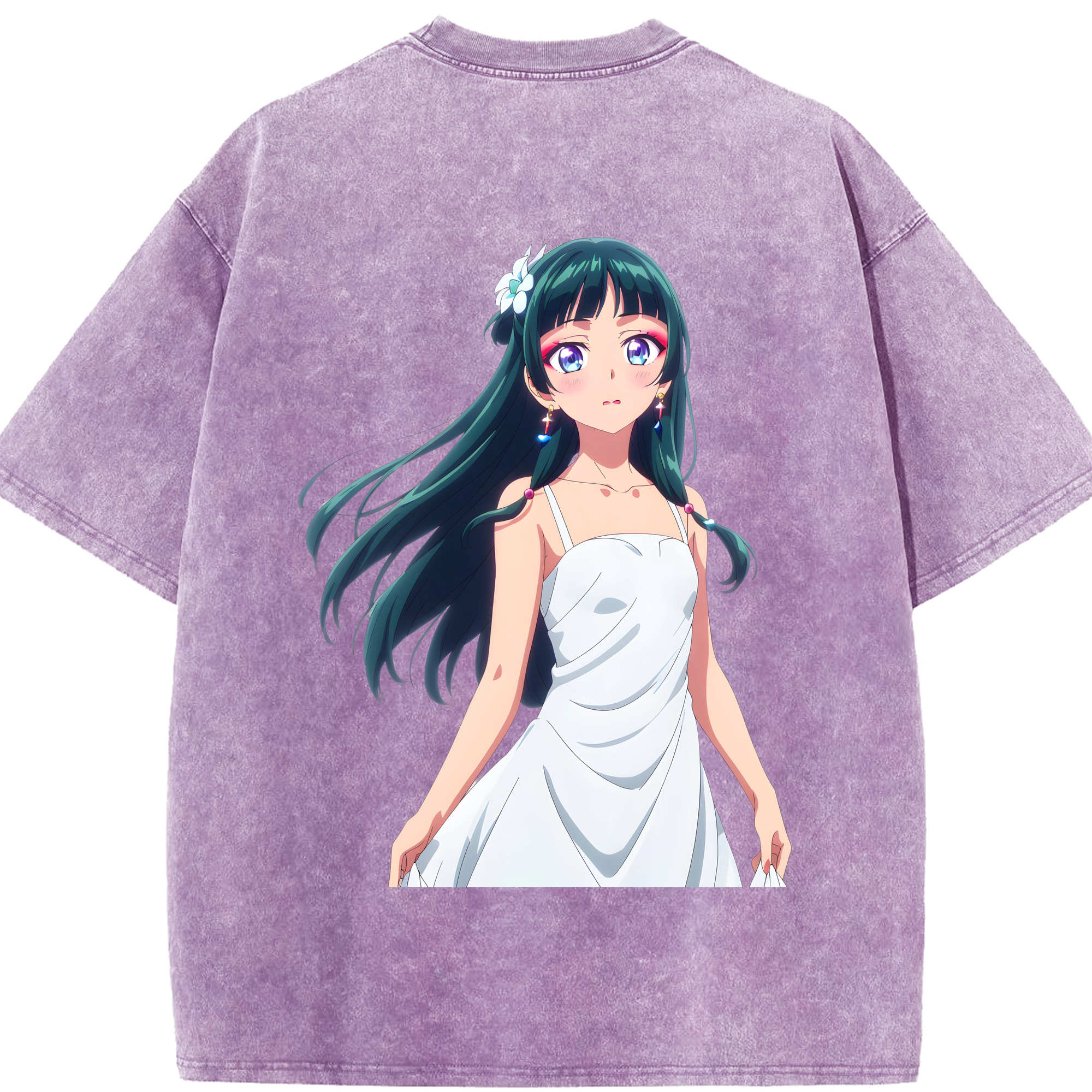 （画像用） 薬屋のひとりごと The Apothecary Diaries 綿100% ヴィンテージ風 半袖Tシャツ（背面プリント）