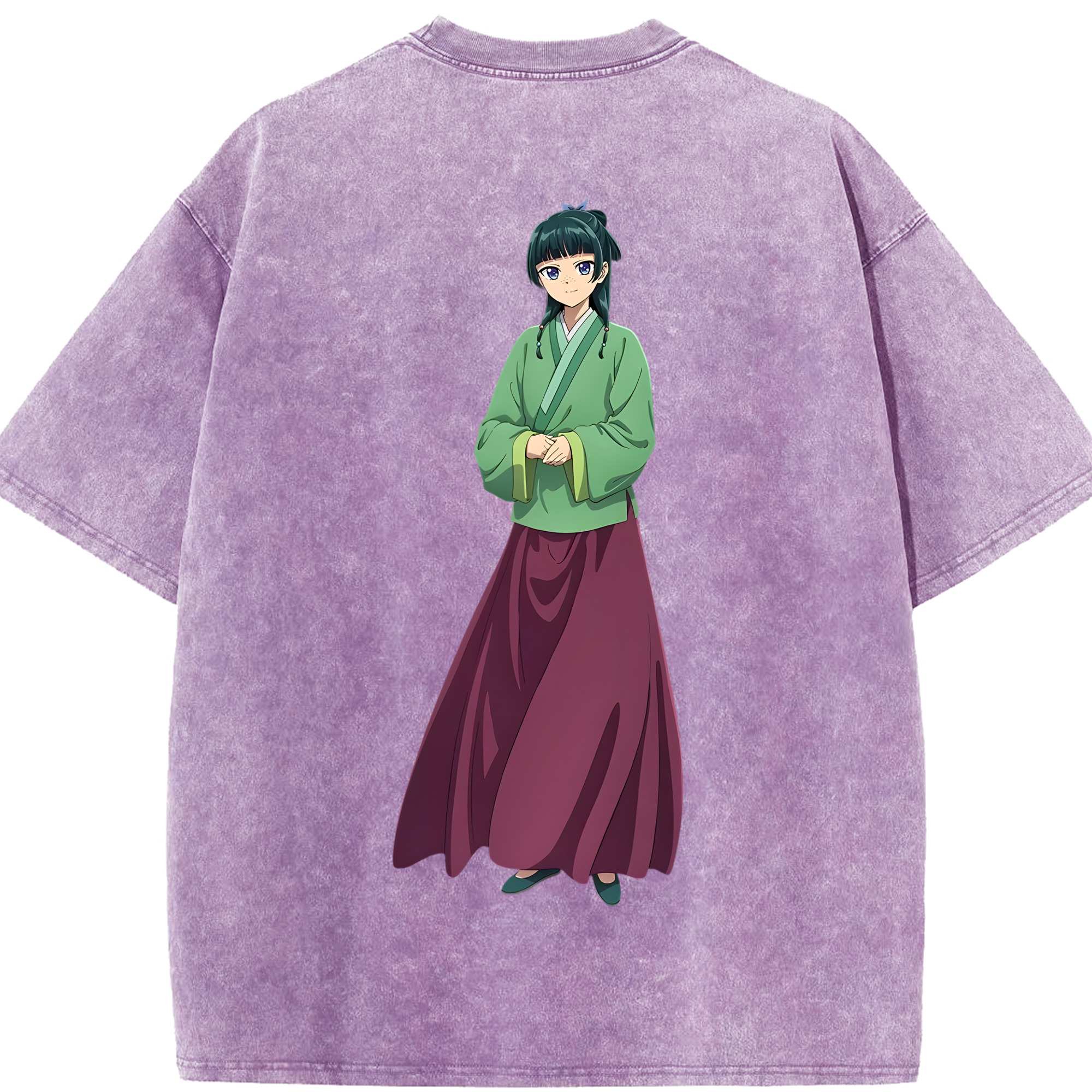 （画像用） 薬屋のひとりごと The Apothecary Diaries 綿100% ヴィンテージ風 半袖Tシャツ（背面プリント）