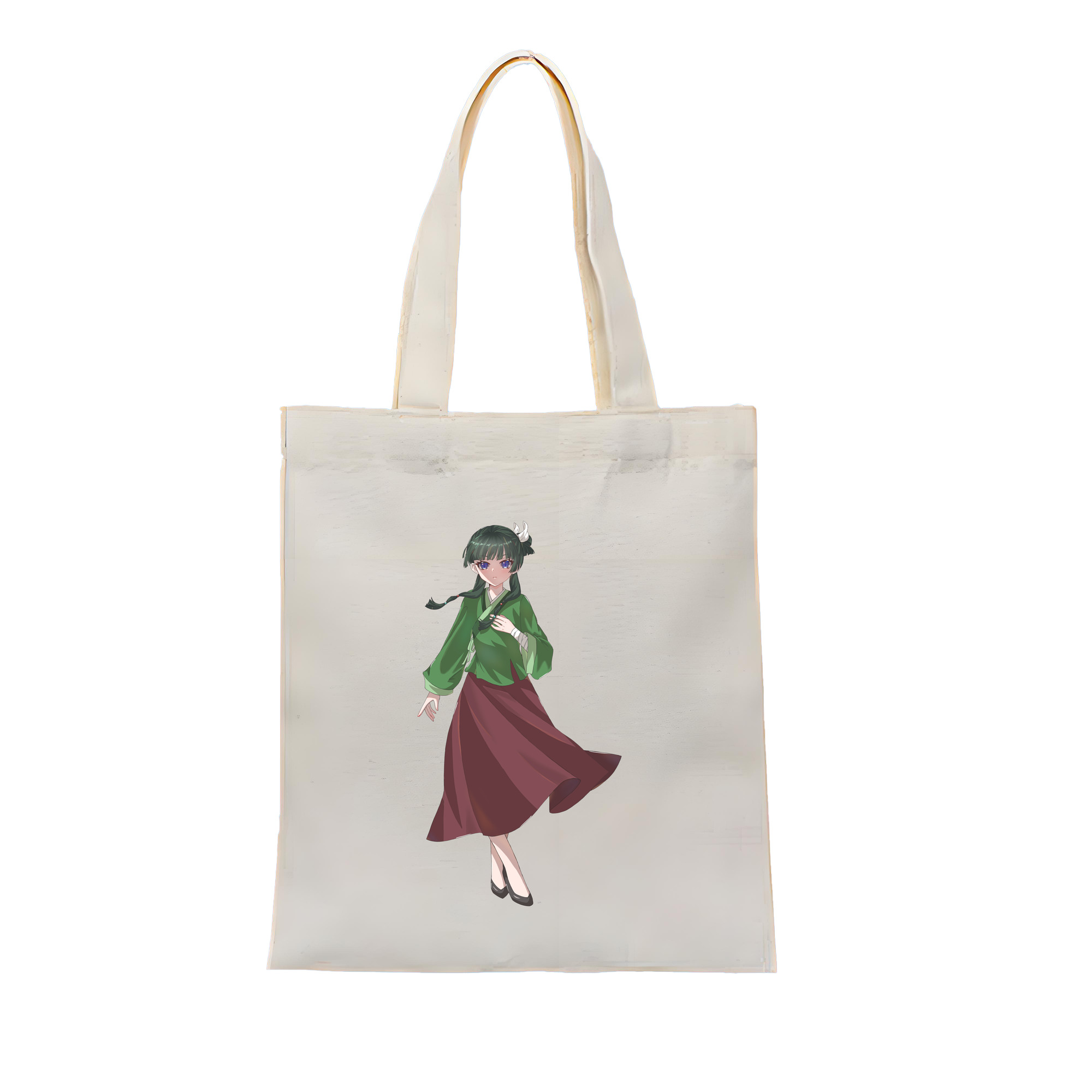 （画像用） 薬屋のひとりごと The Apothecary Diaries 縦型キャンバス生地手提げバッグ　トートバッグ