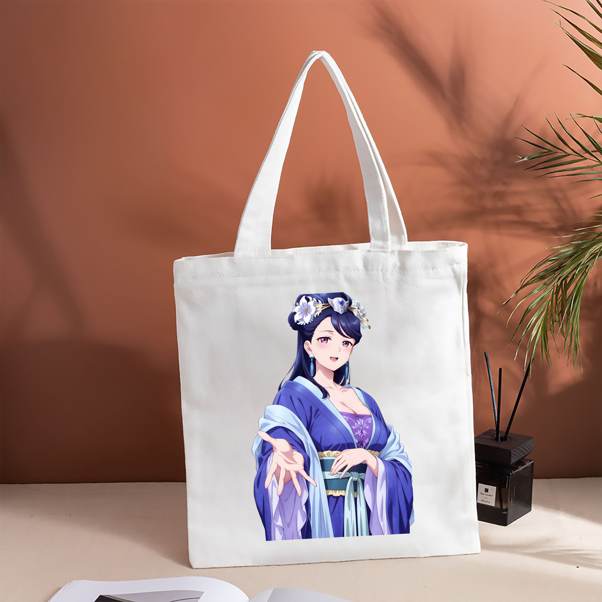 薬屋のひとりごと The Apothecary Diaries 縦型キャンバス生地手提げバッグ　トートバッグ