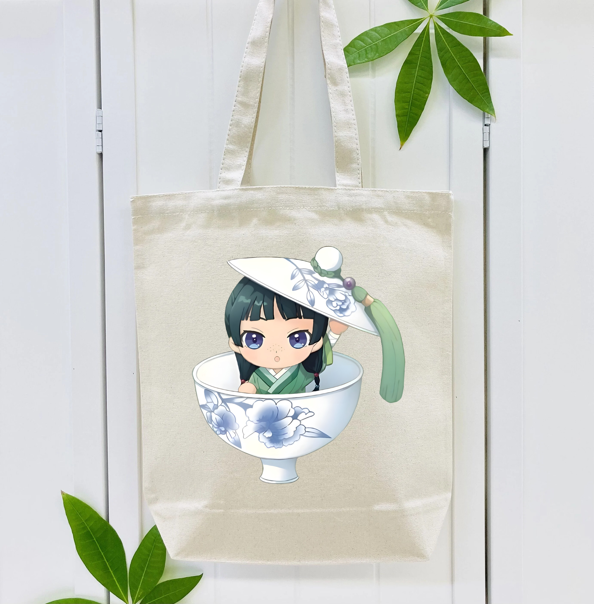 薬屋のひとりごと The Apothecary Diaries 縦型キャンバス生地手提げバッグ　トートバッグ