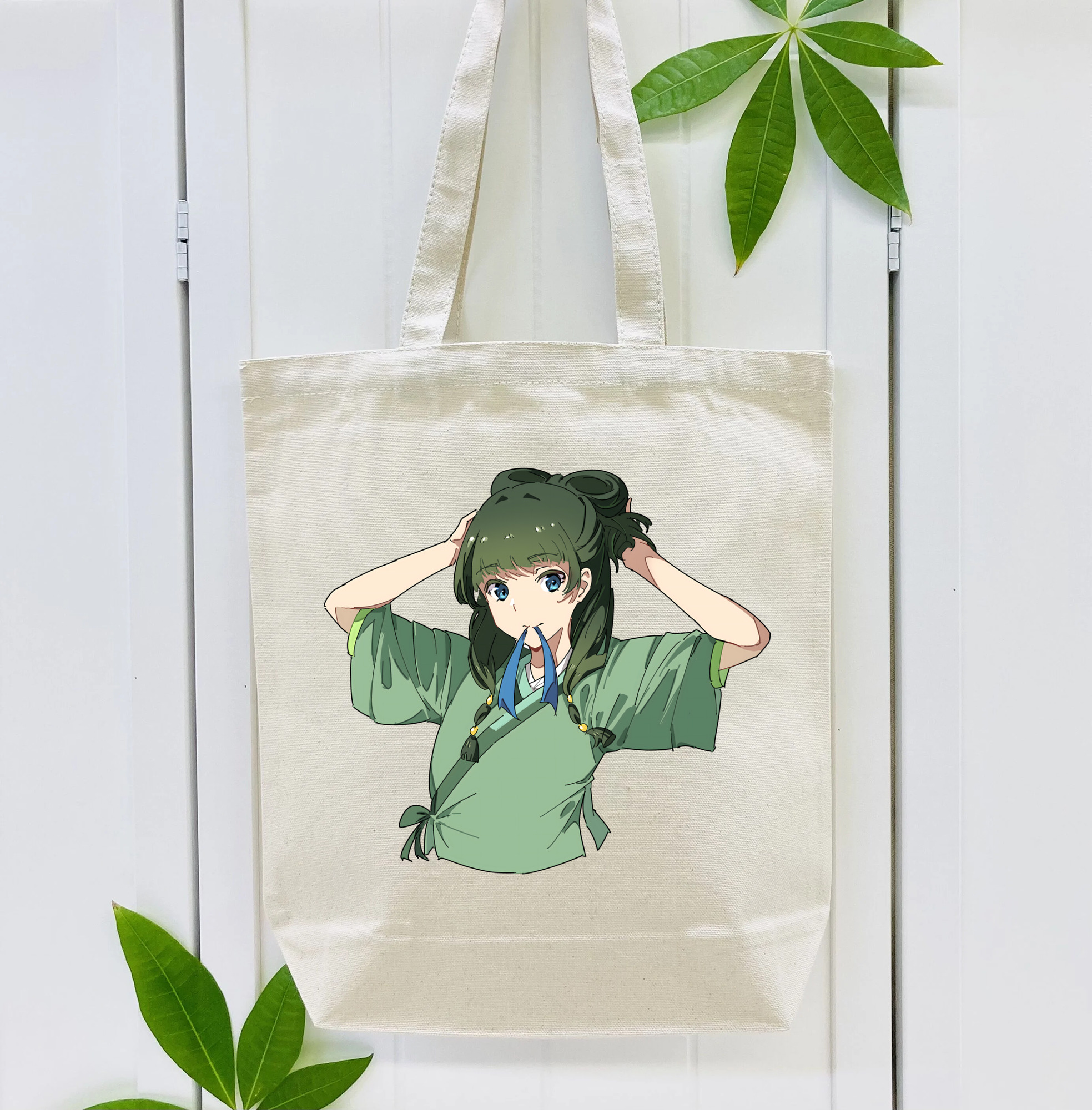 薬屋のひとりごと The Apothecary Diaries 縦型キャンバス生地手提げバッグ　トートバッグ
