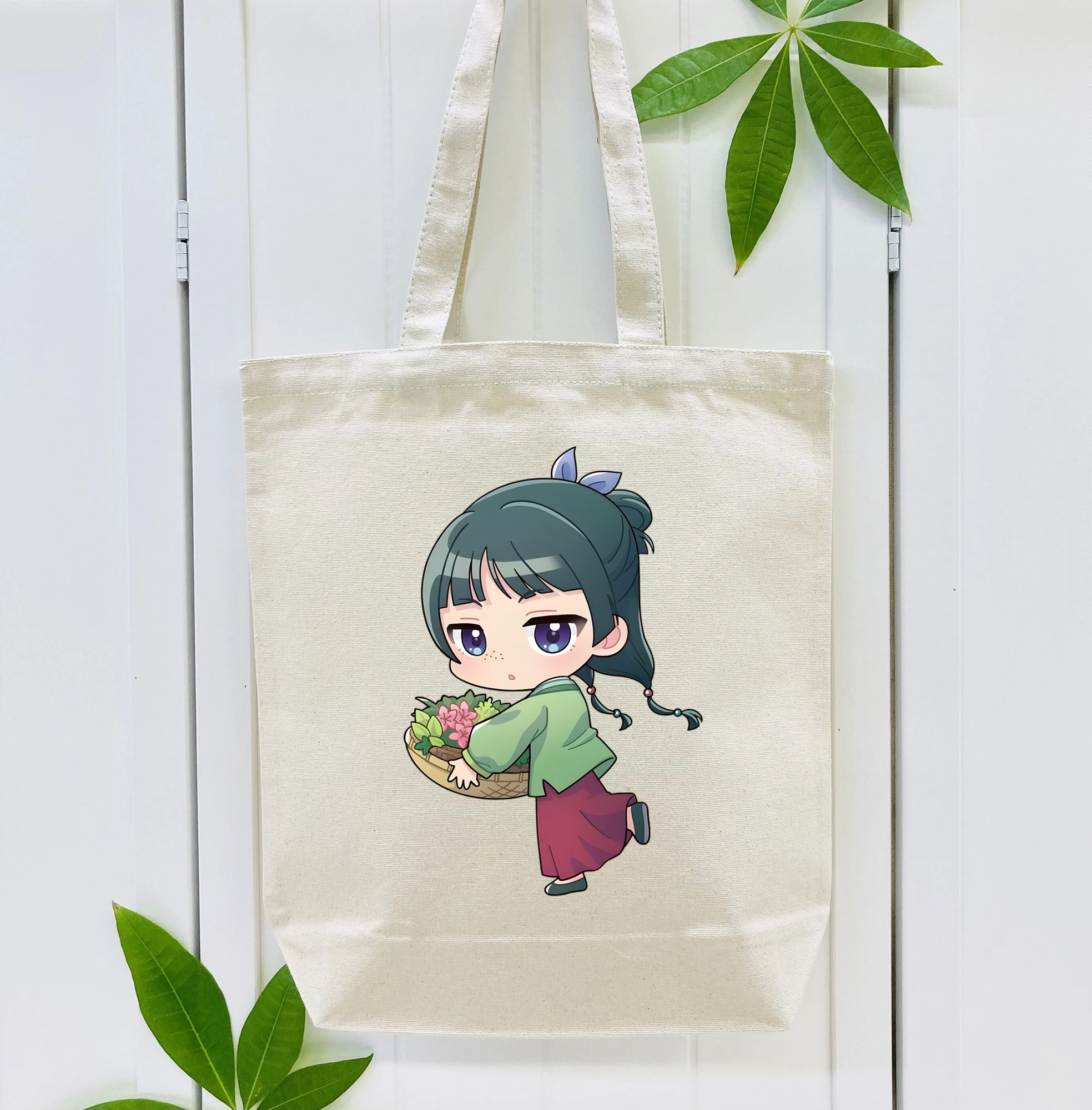 薬屋のひとりごと The Apothecary Diaries 縦型キャンバス生地手提げバッグ　トートバッグ