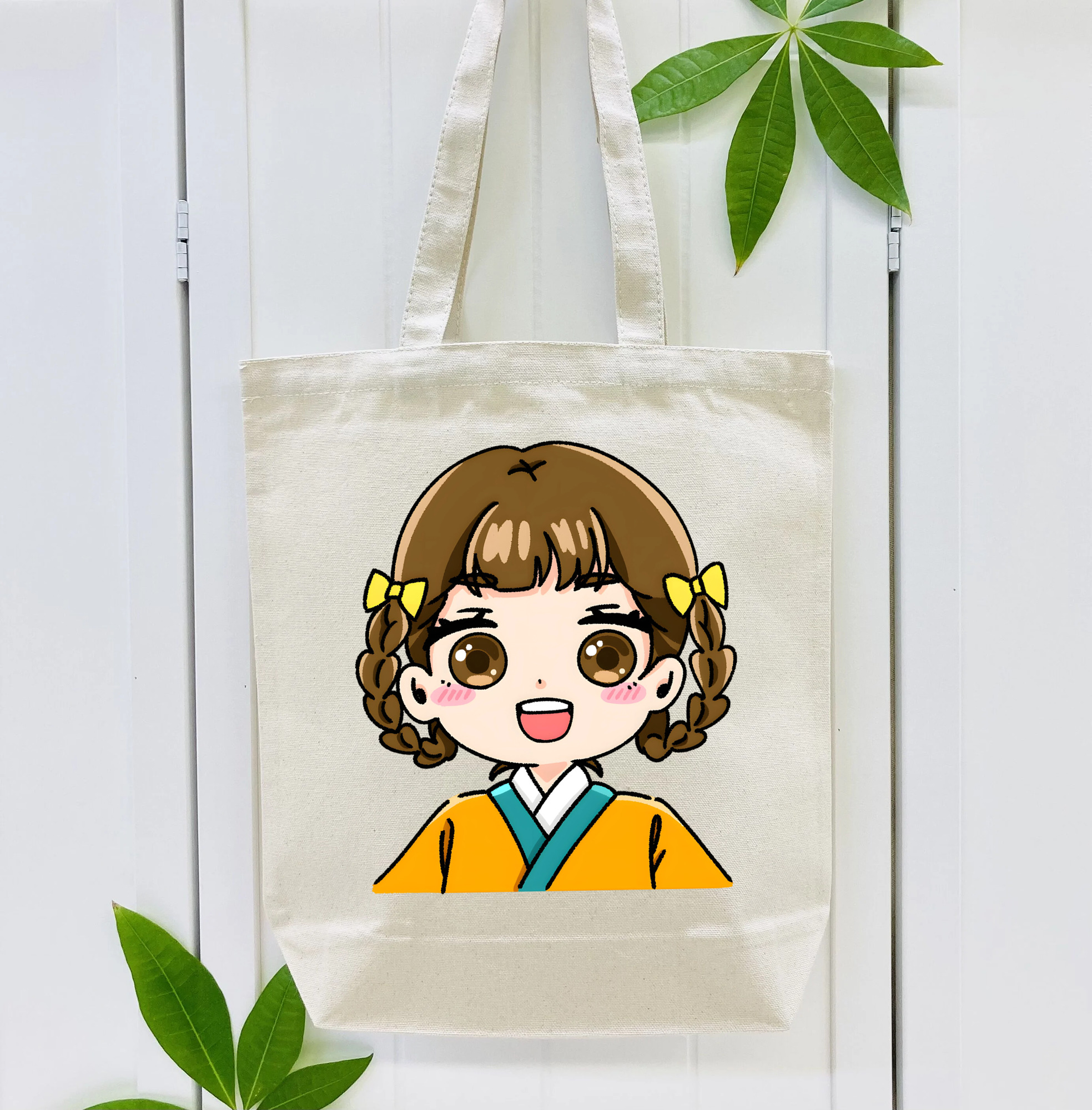 薬屋のひとりごと The Apothecary Diaries 縦型キャンバス生地手提げバッグ　トートバッグ