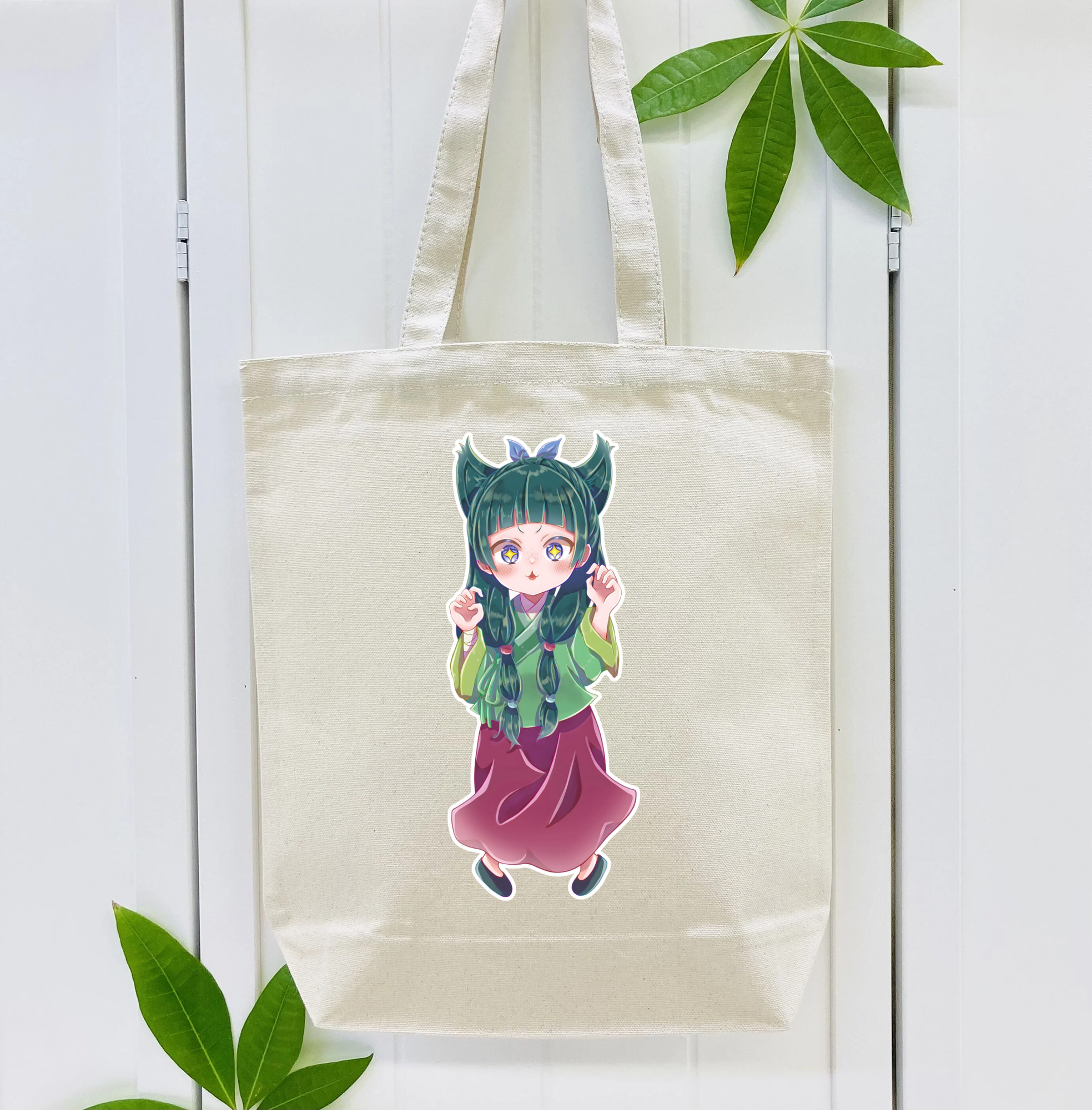 薬屋のひとりごと The Apothecary Diaries 縦型キャンバス生地手提げバッグ　トートバッグ