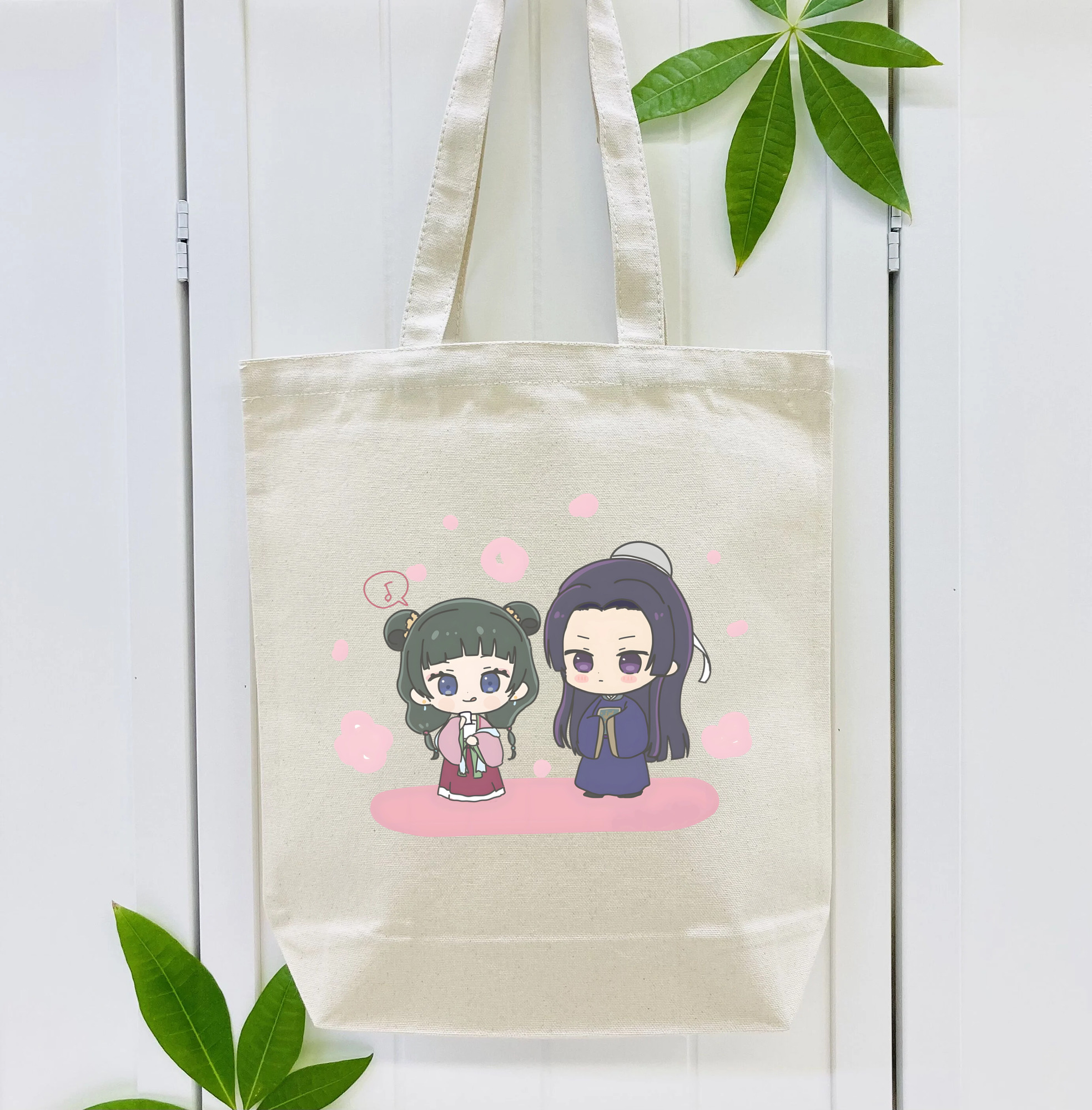 薬屋のひとりごと The Apothecary Diaries 縦型キャンバス生地手提げバッグ　トートバッグ