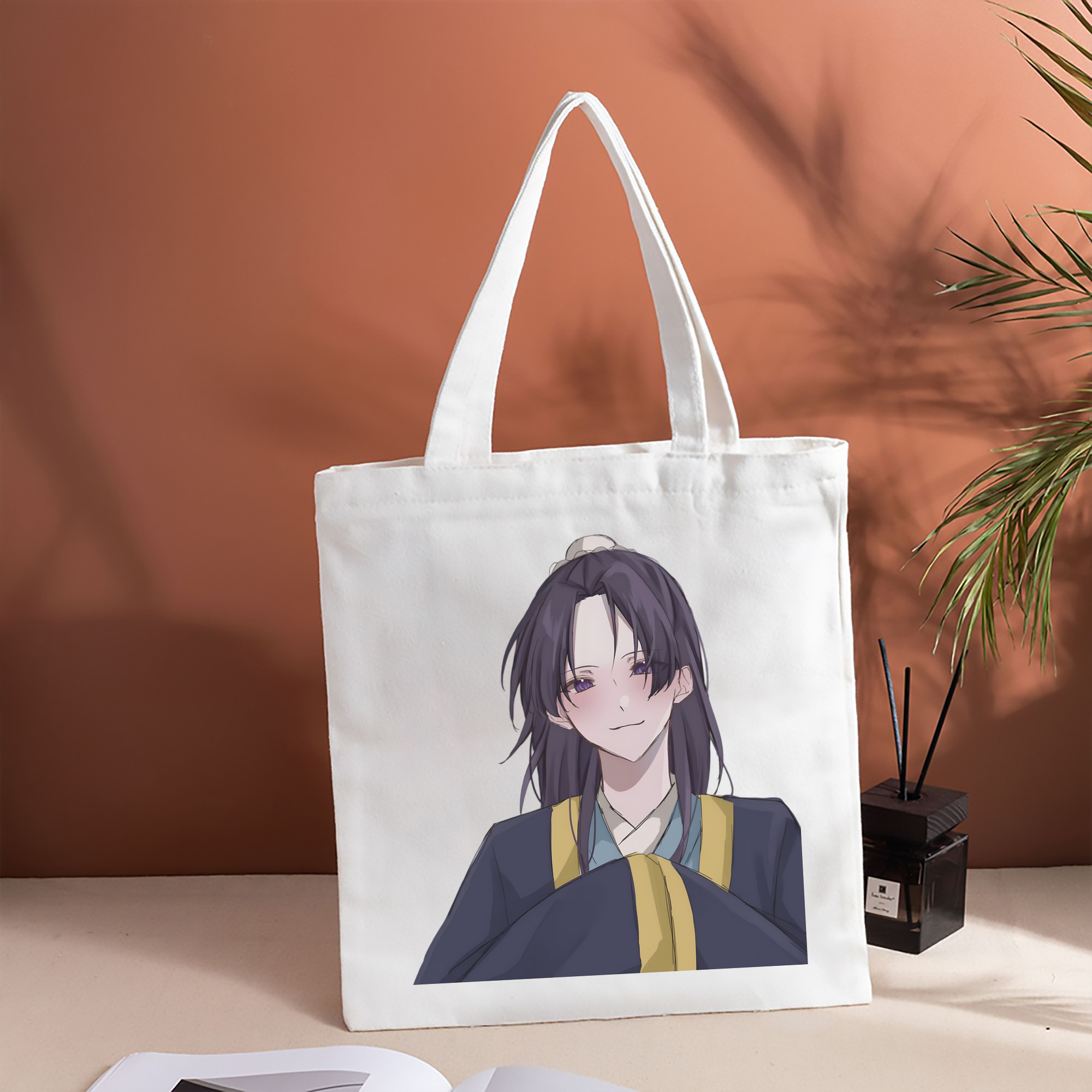 薬屋のひとりごと The Apothecary Diaries 縦型キャンバス生地手提げバッグ　トートバッグ