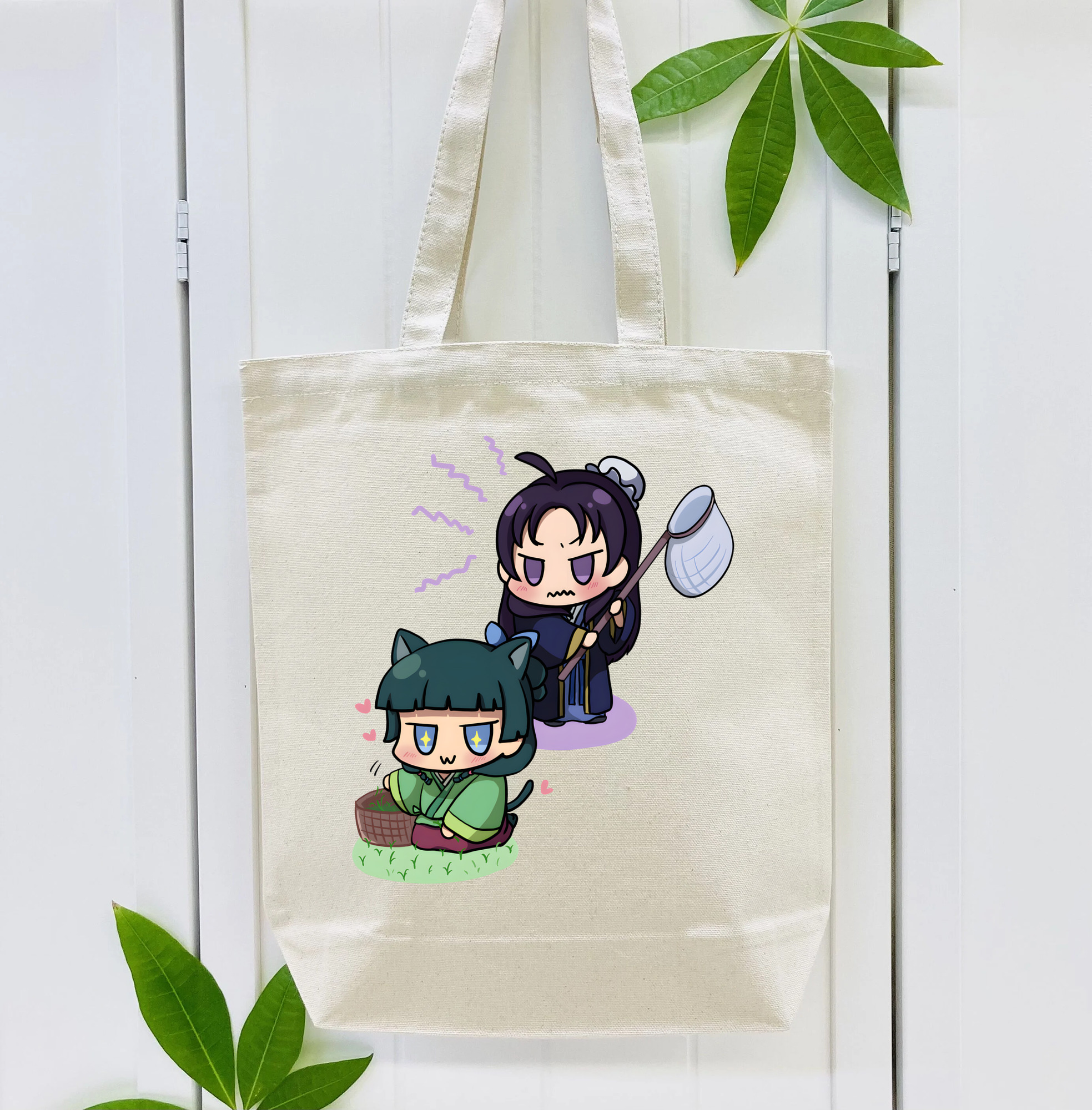 薬屋のひとりごと The Apothecary Diaries 縦型キャンバス生地手提げバッグ　トートバッグ