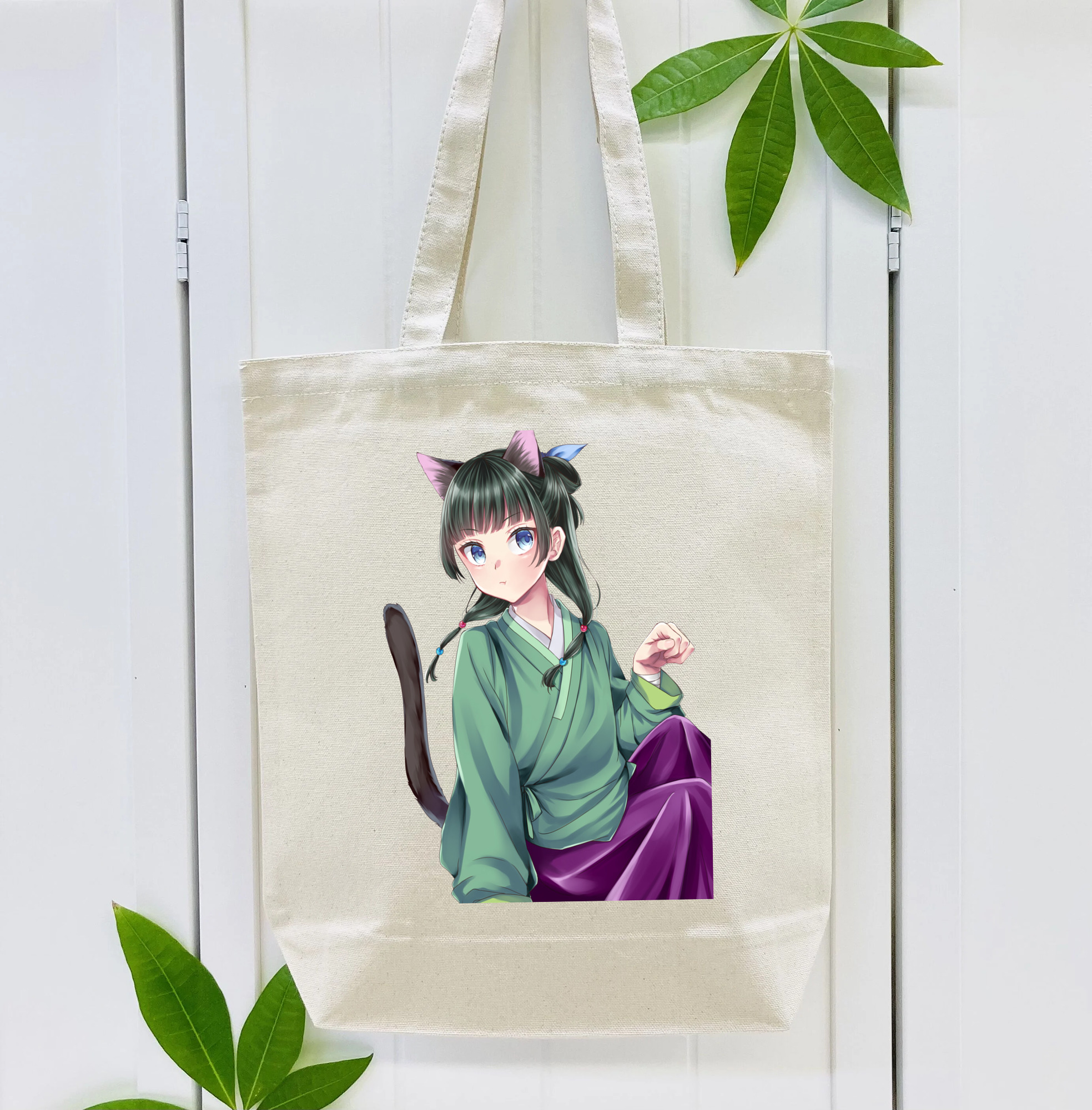 薬屋のひとりごと The Apothecary Diaries 縦型キャンバス生地手提げバッグ　トートバッグ