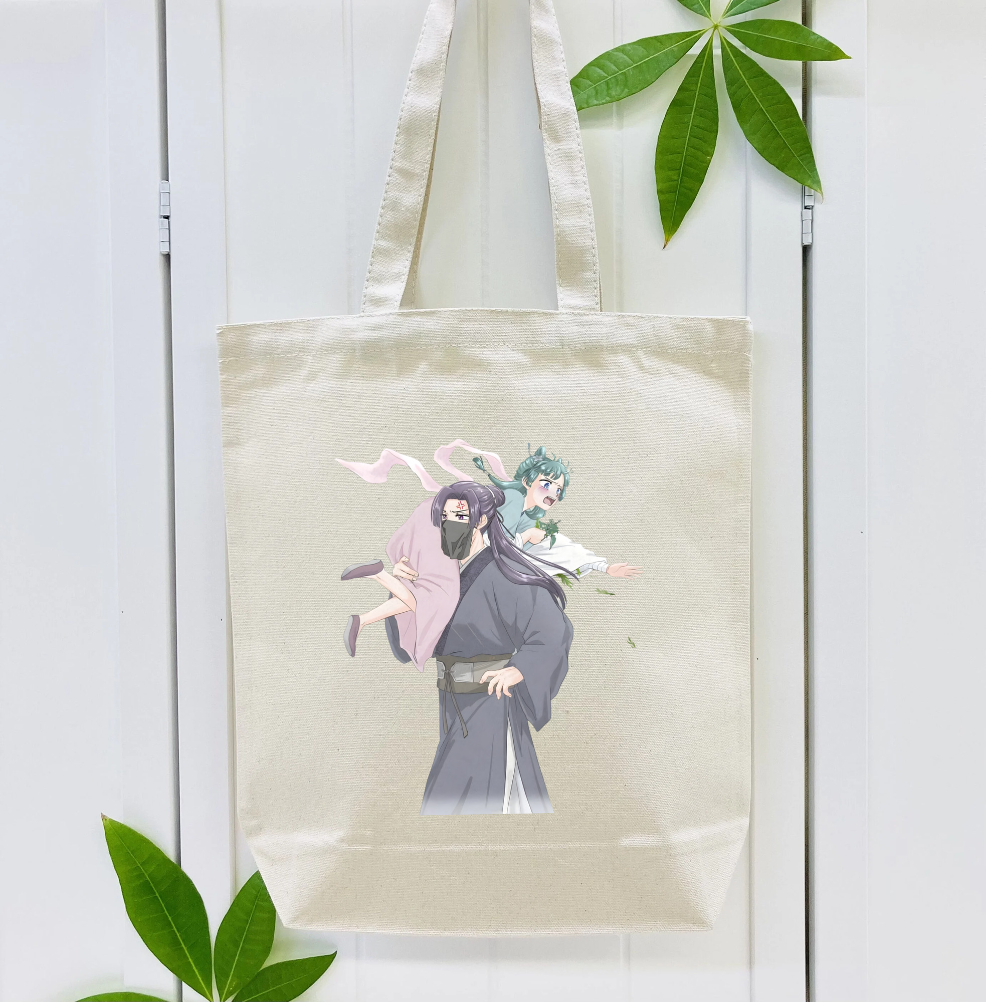 薬屋のひとりごと The Apothecary Diaries 縦型キャンバス生地手提げバッグ　トートバッグ