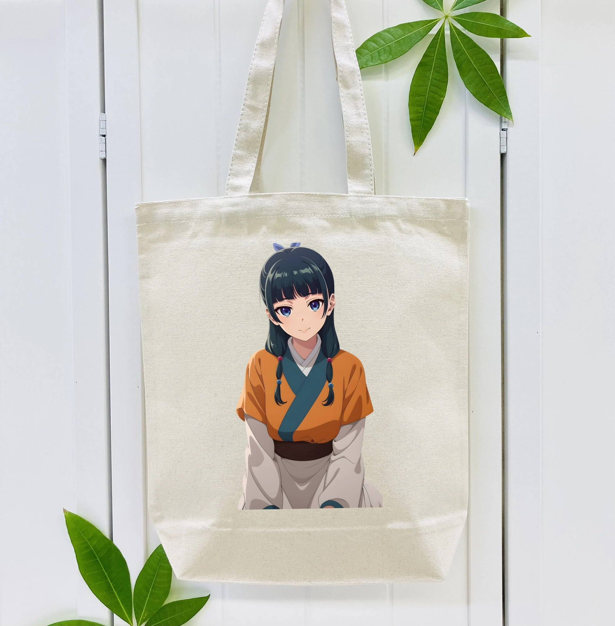 薬屋のひとりごと The Apothecary Diaries 縦型キャンバス生地手提げバッグ　トートバッグ