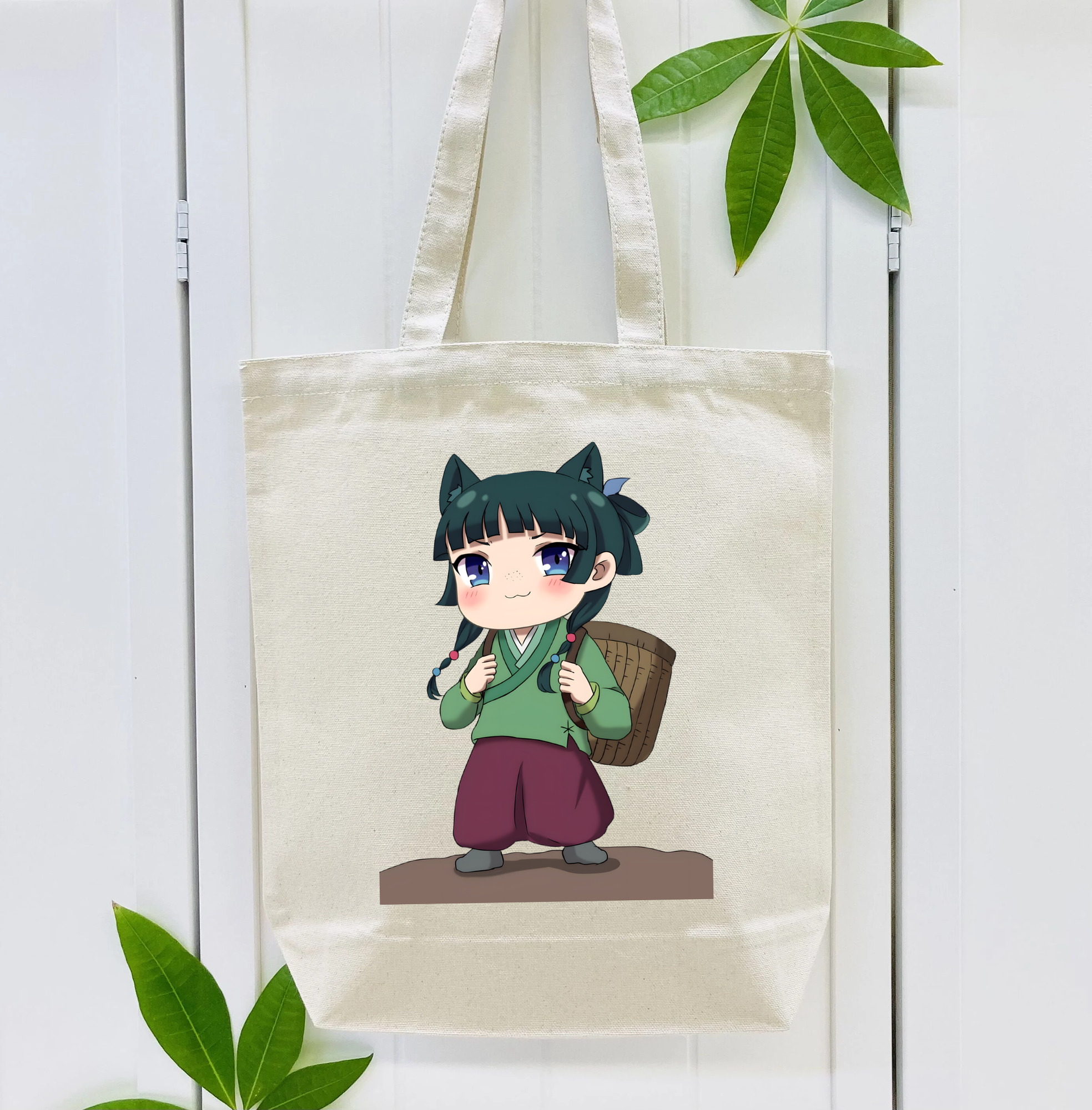 薬屋のひとりごと The Apothecary Diaries 縦型キャンバス生地手提げバッグ　トートバッグ