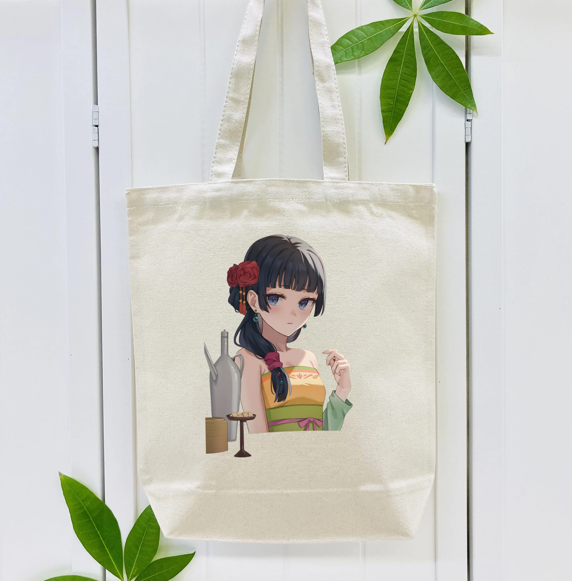 薬屋のひとりごと The Apothecary Diaries 縦型キャンバス生地手提げバッグ　トートバッグ