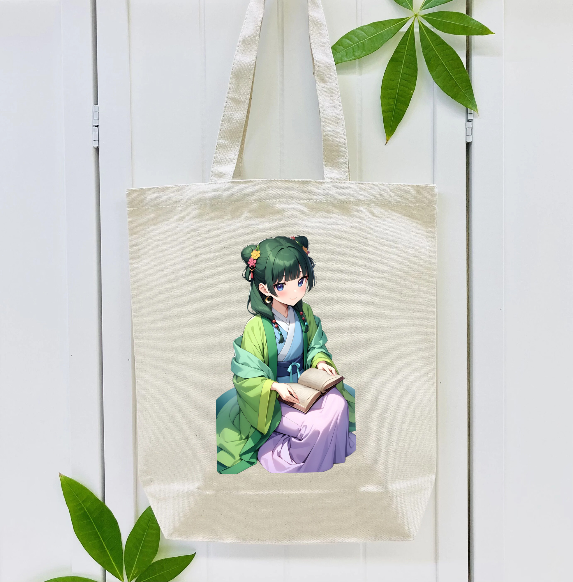 薬屋のひとりごと The Apothecary Diaries 縦型キャンバス生地手提げバッグ　トートバッグ