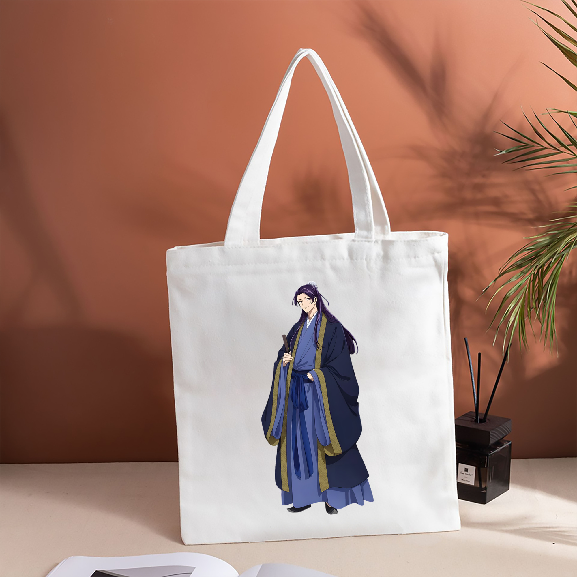 薬屋のひとりごと The Apothecary Diaries 縦型キャンバス生地手提げバッグ　トートバッグ