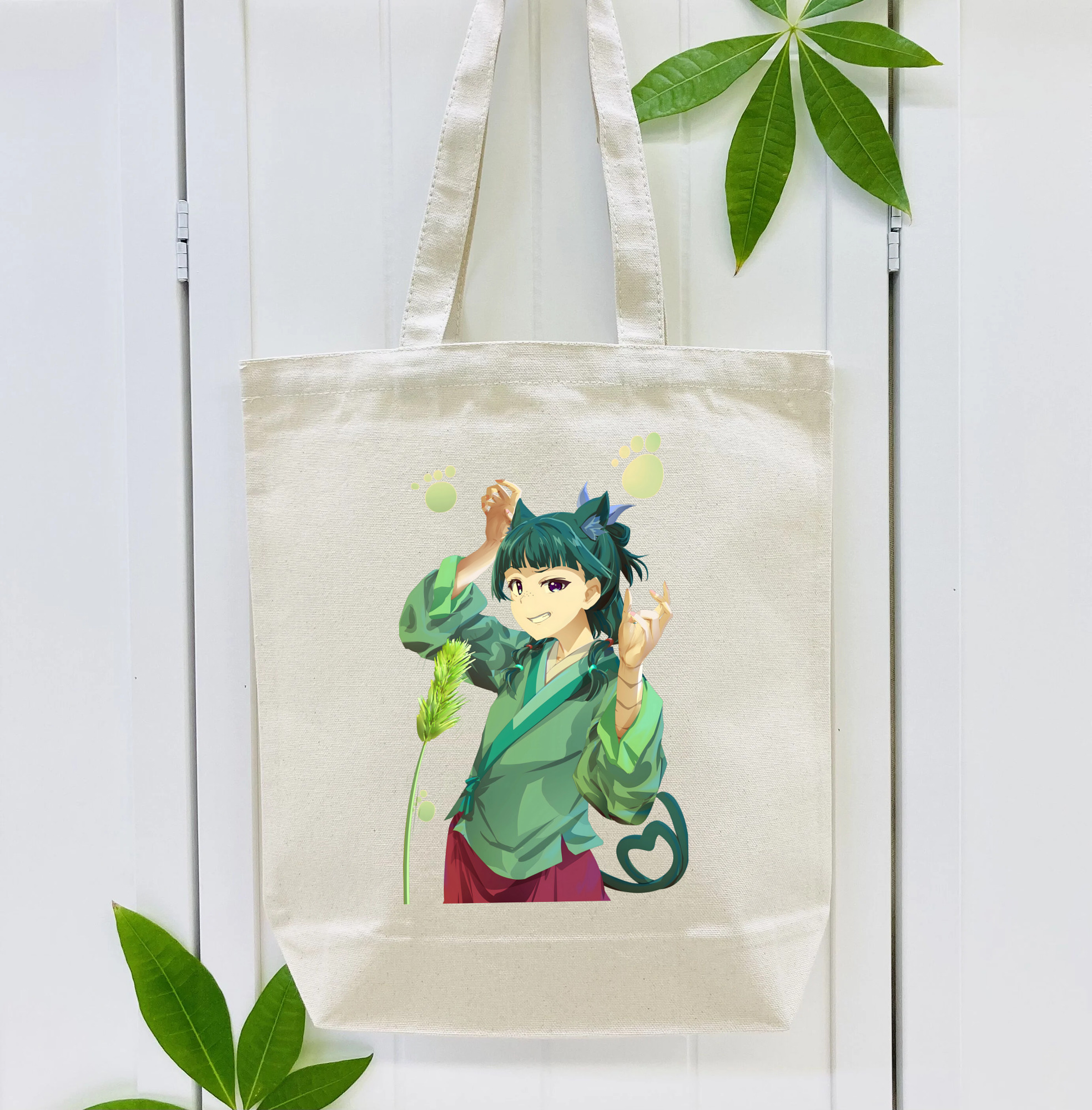 薬屋のひとりごと The Apothecary Diaries 縦型キャンバス生地手提げバッグ　トートバッグ