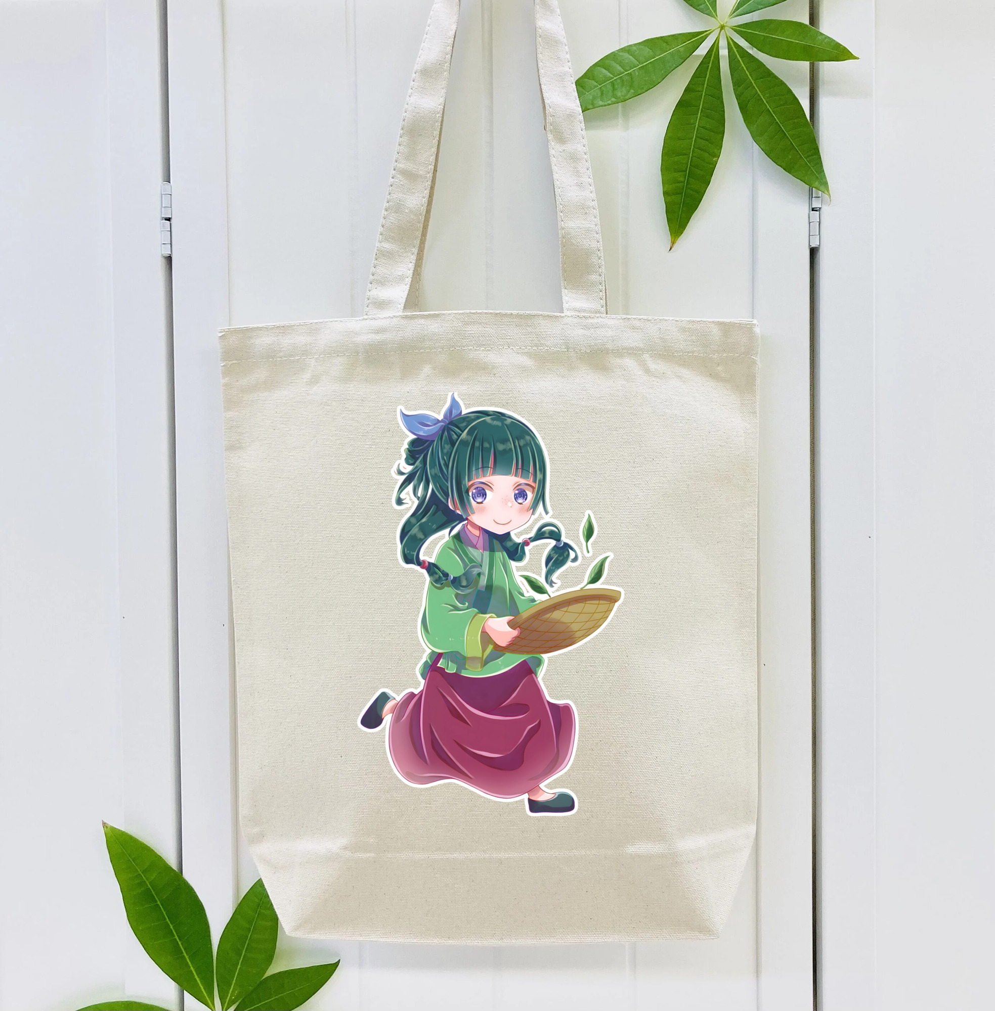 薬屋のひとりごと The Apothecary Diaries 縦型キャンバス生地手提げバッグ　トートバッグ