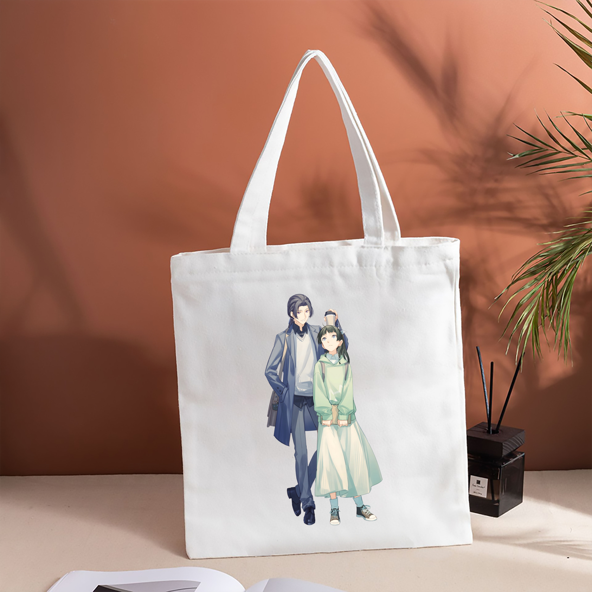 薬屋のひとりごと The Apothecary Diaries 縦型キャンバス生地手提げバッグ　トートバッグ