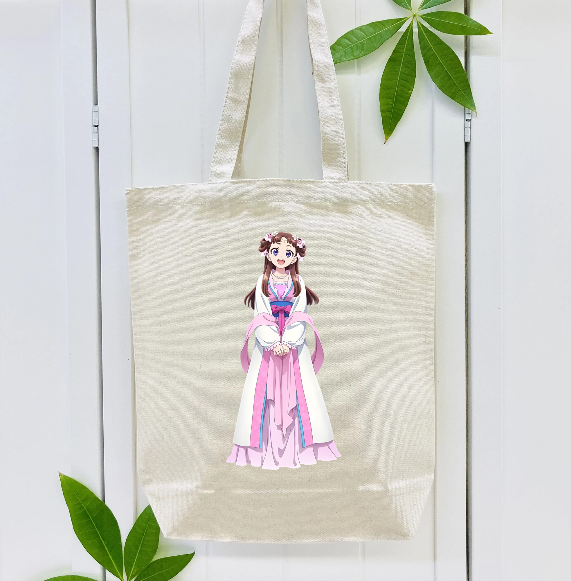 薬屋のひとりごと The Apothecary Diaries 縦型キャンバス生地手提げバッグ　トートバッグ