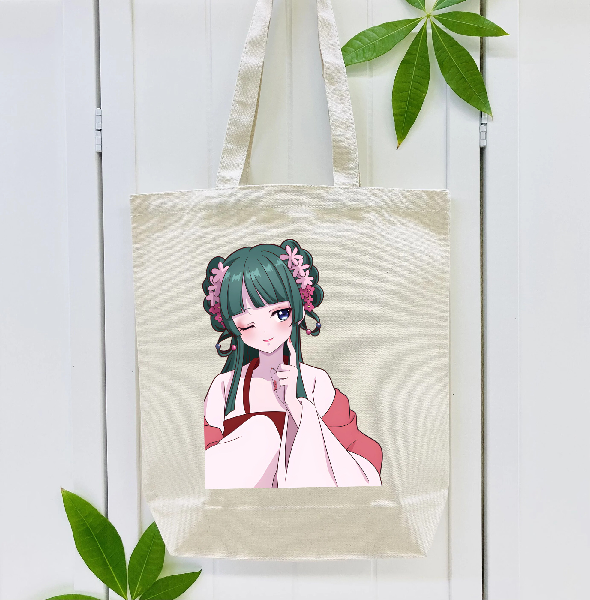 薬屋のひとりごと The Apothecary Diaries 縦型キャンバス生地手提げバッグ　トートバッグ