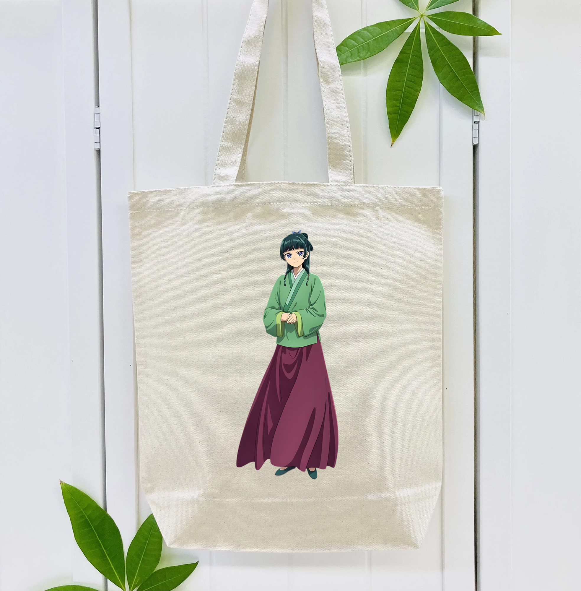 薬屋のひとりごと The Apothecary Diaries 縦型キャンバス生地手提げバッグ　トートバッグ