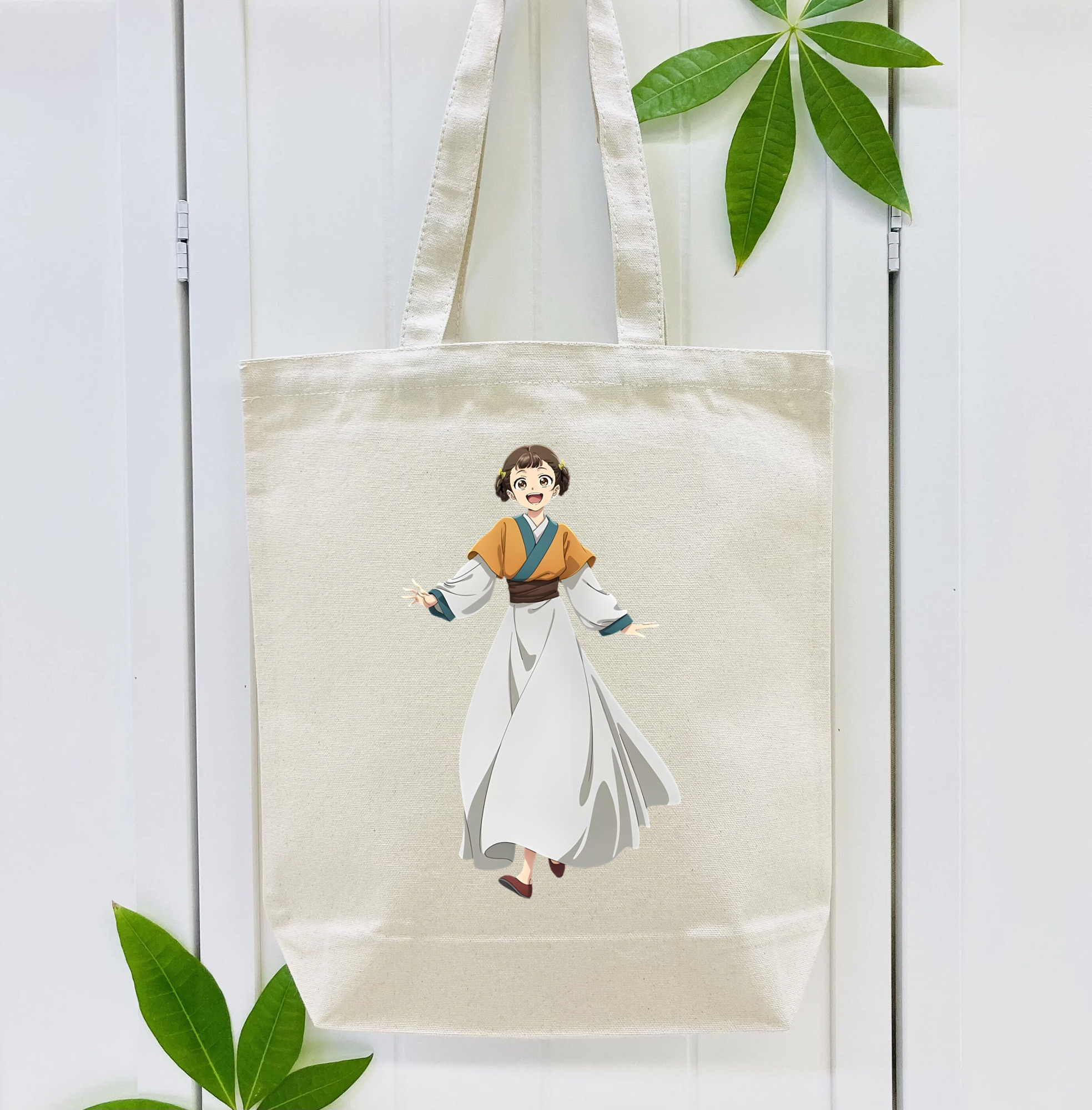 薬屋のひとりごと The Apothecary Diaries 縦型キャンバス生地手提げバッグ　トートバッグ