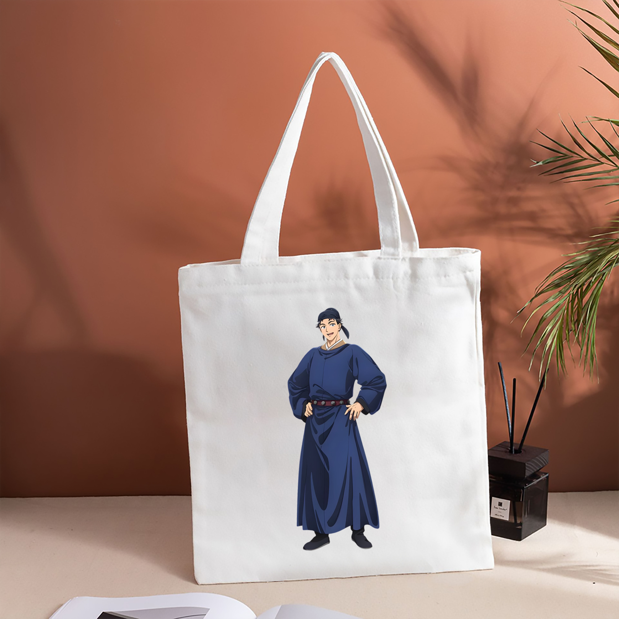 薬屋のひとりごと The Apothecary Diaries 縦型キャンバス生地手提げバッグ　トートバッグ