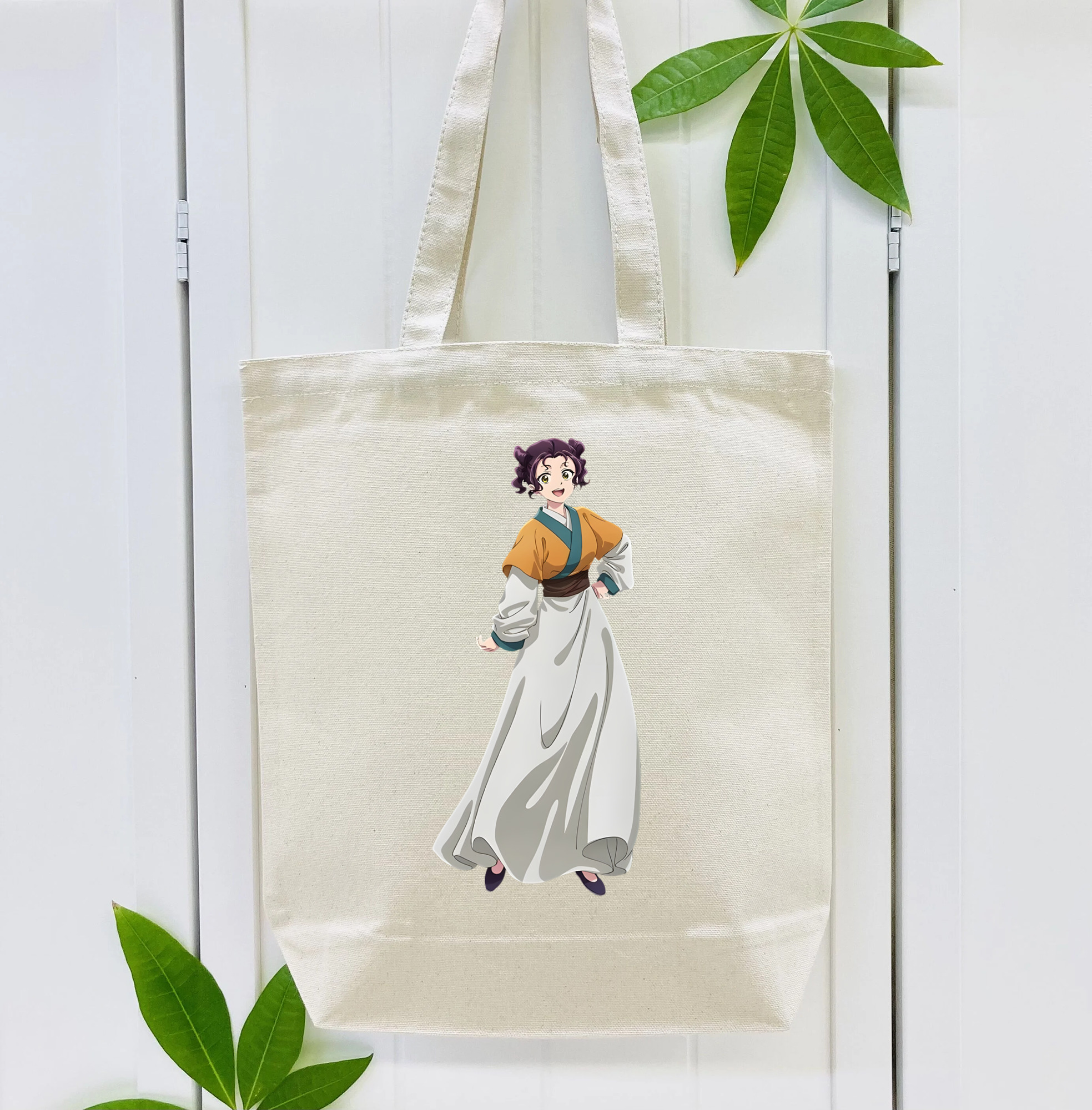 薬屋のひとりごと The Apothecary Diaries 縦型キャンバス生地手提げバッグ　トートバッグ
