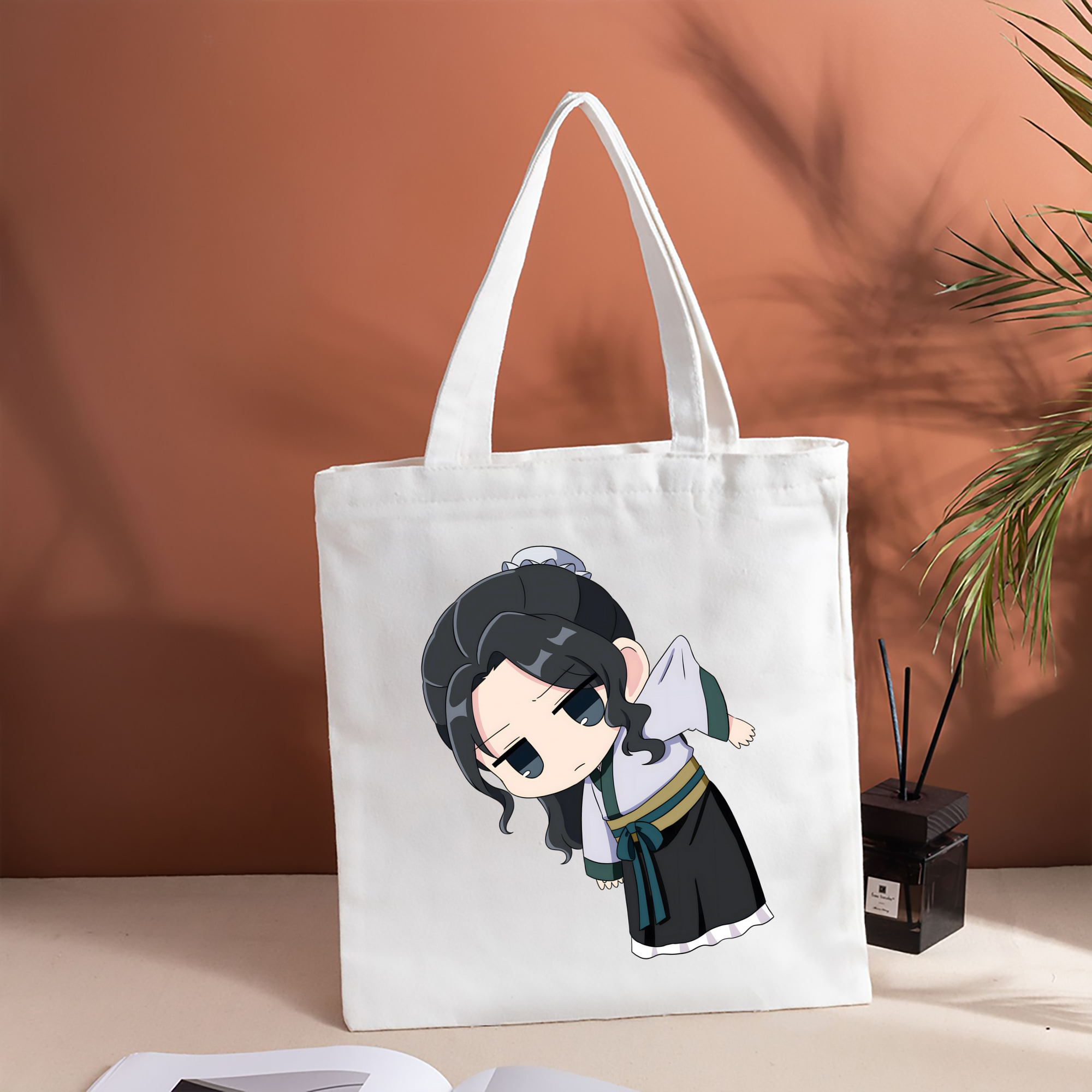 薬屋のひとりごと The Apothecary Diaries 縦型キャンバス生地手提げバッグ　トートバッグ