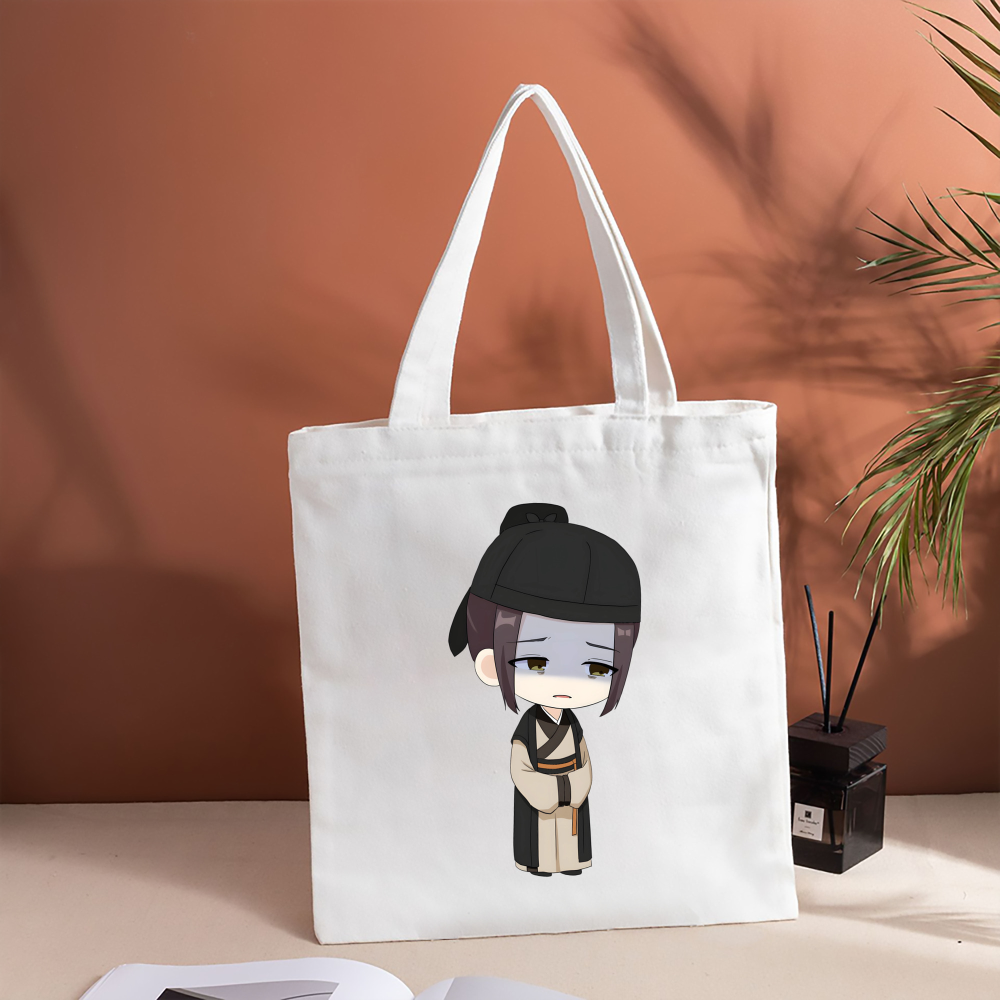 薬屋のひとりごと The Apothecary Diaries 縦型キャンバス生地手提げバッグ　トートバッグ