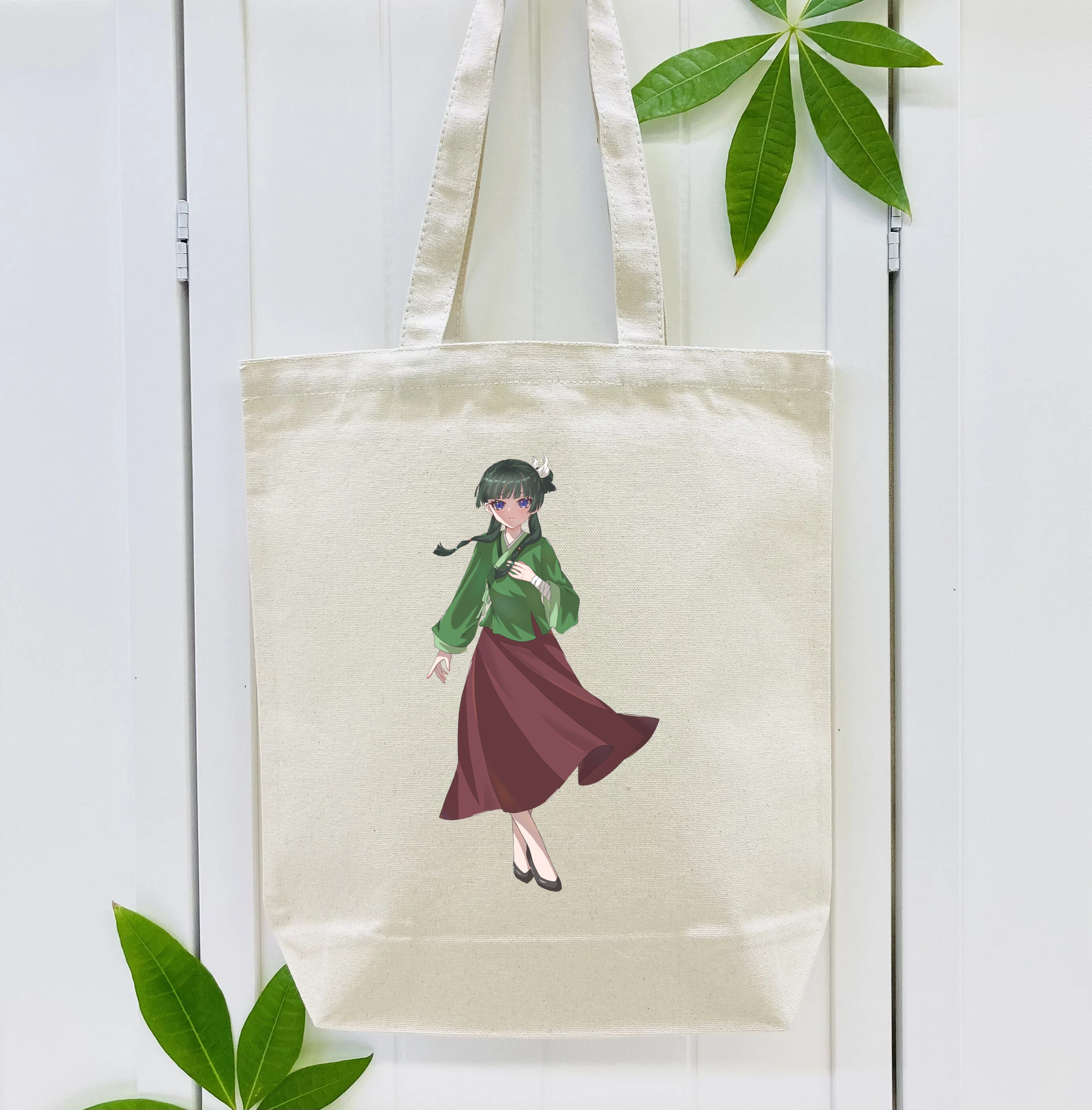 薬屋のひとりごと The Apothecary Diaries 縦型キャンバス生地手提げバッグ　トートバッグ