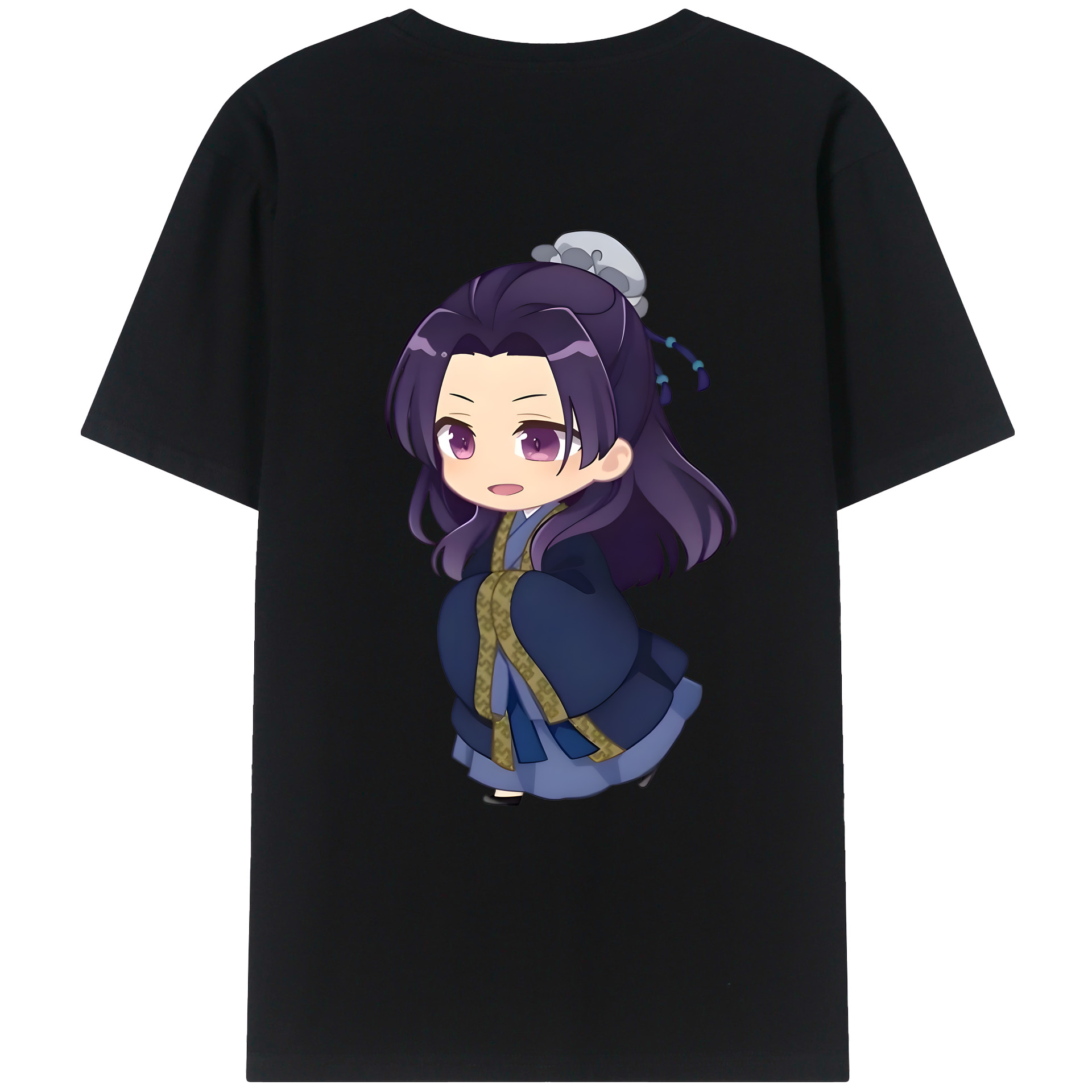 （画像用） 薬屋のひとりごと The Apothecary Diaries 綿100％ メンズ半袖Tシャツ（バックプリント） 通気性