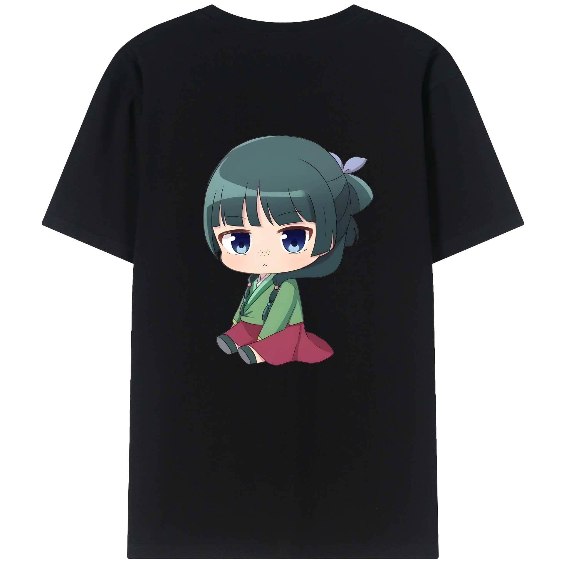 （画像用） 薬屋のひとりごと The Apothecary Diaries 綿100％ メンズ半袖Tシャツ（バックプリント） 通気性